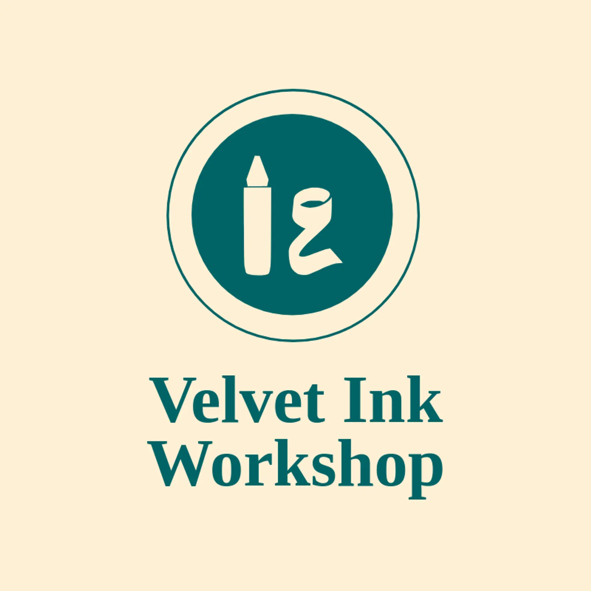 Velvet Ink Workshop logo for artistic