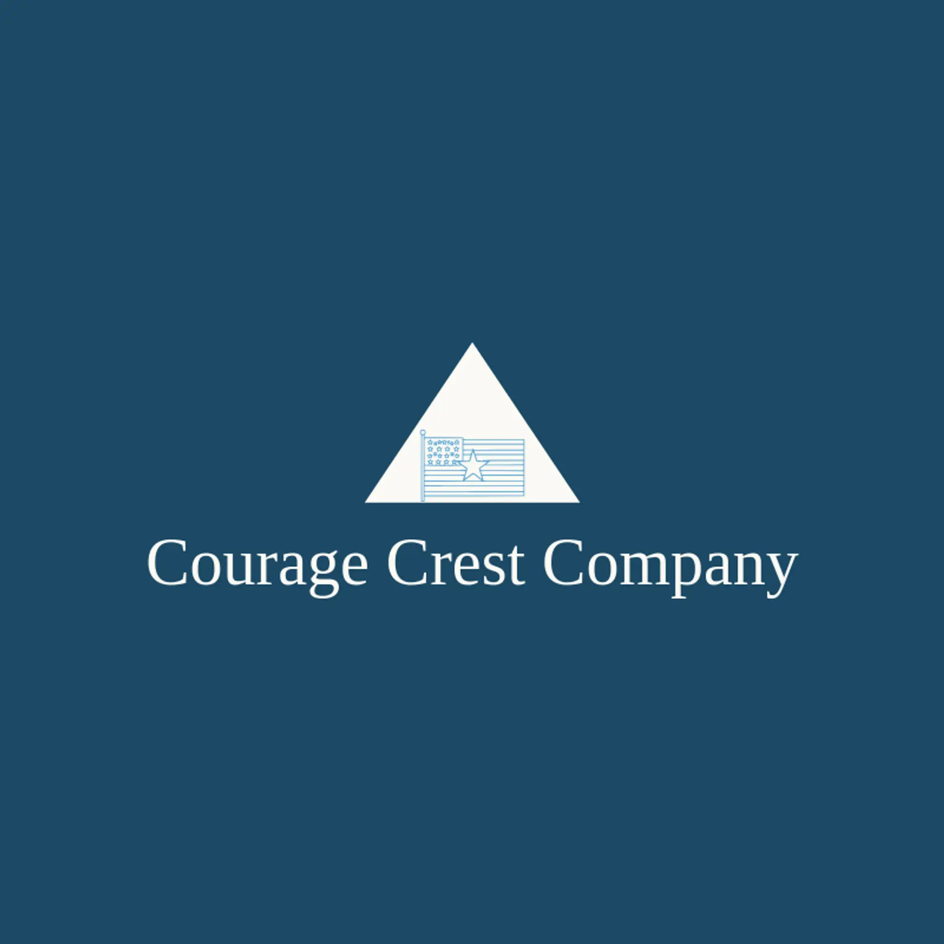 Courage Crest Company logo for patriot