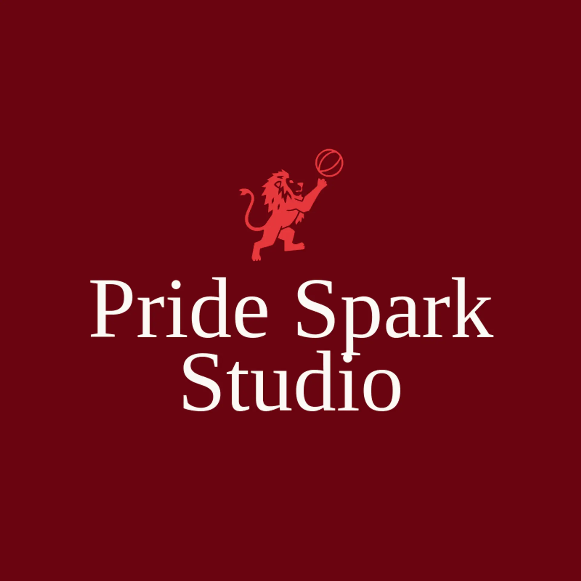 Pride Spark Studio logo for lion king