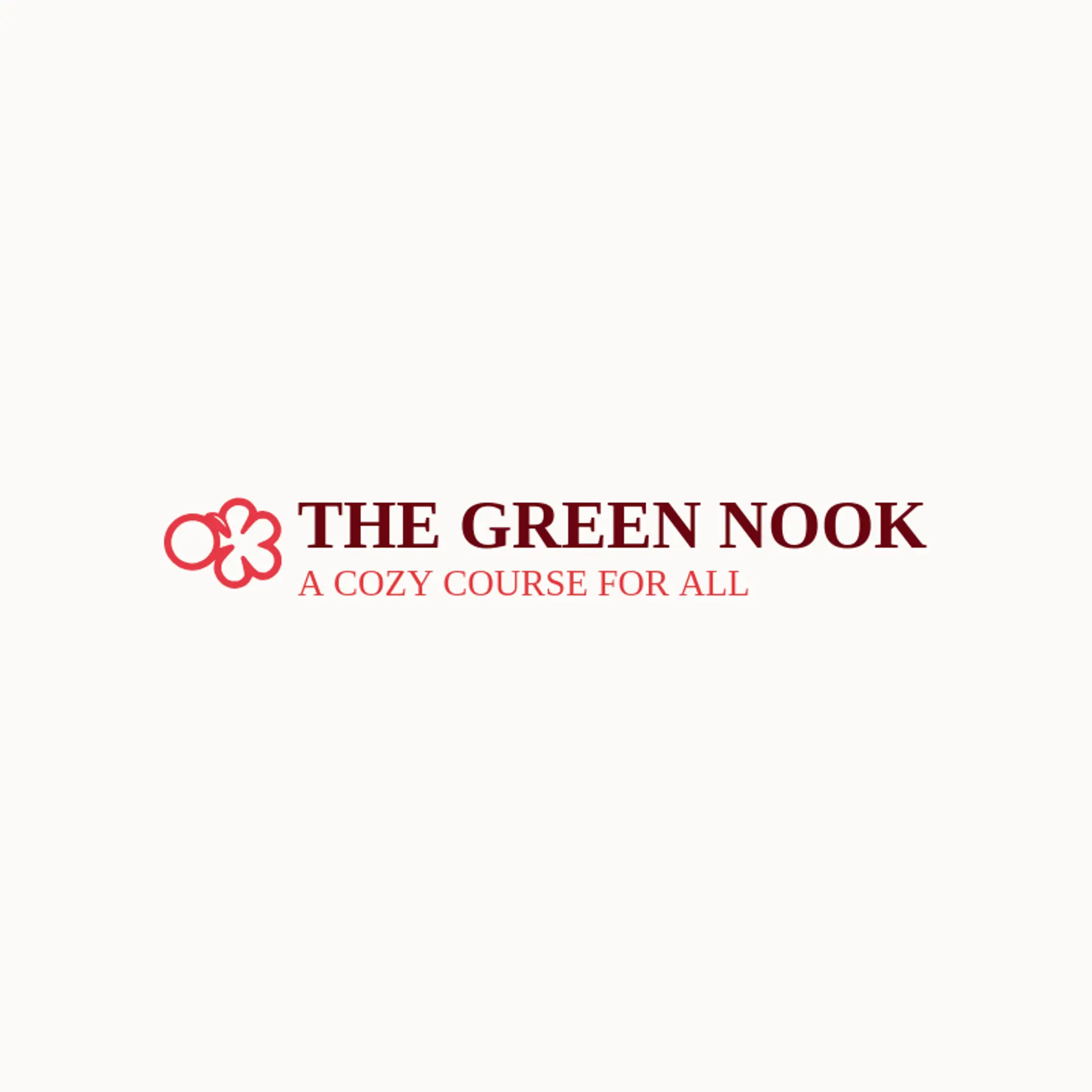 The Green Nook logo for mini golf