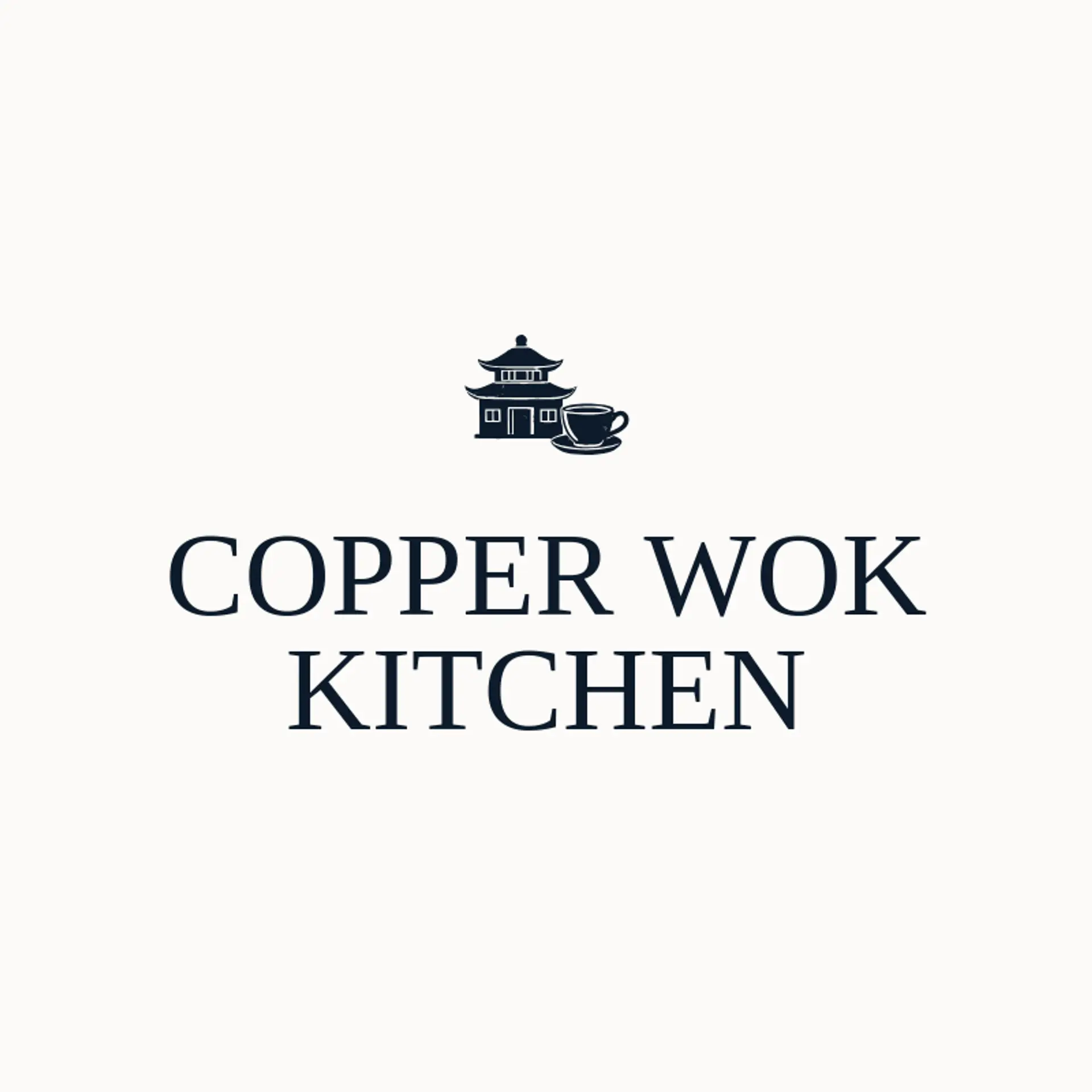 Copper Wok Kitchen logo for chinese restaurant