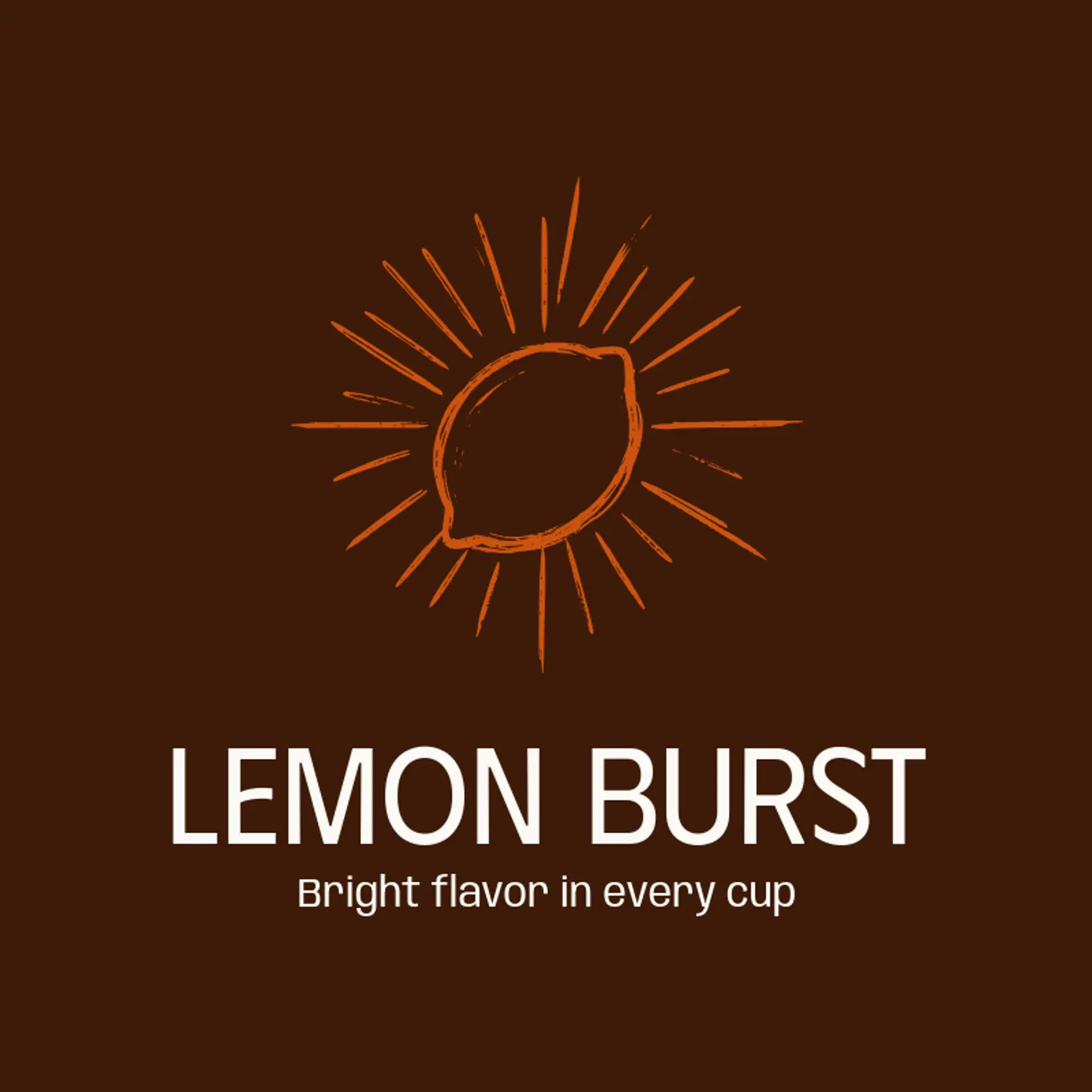 Lemon Burst logo for lemonade