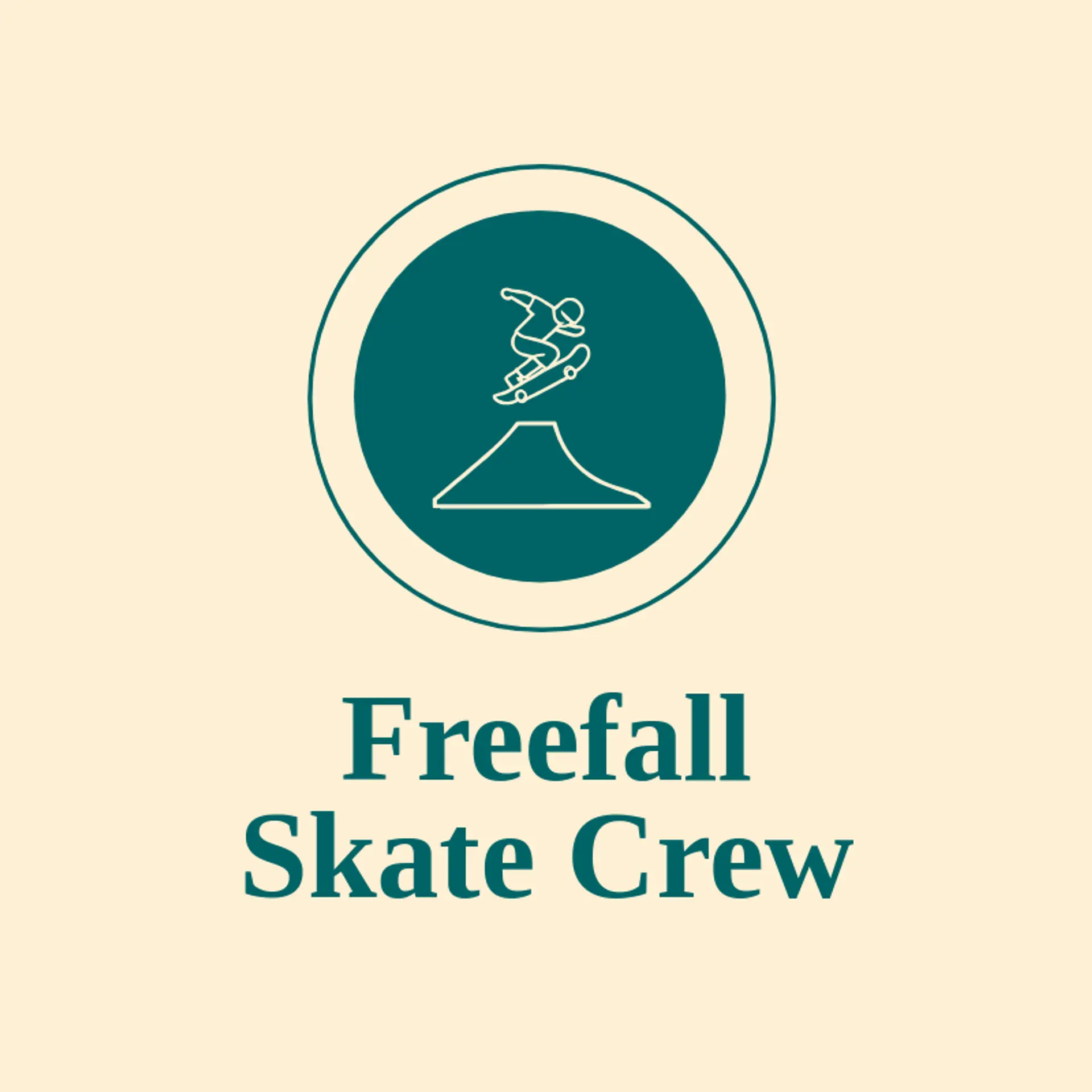 Freefall Skate Crew logo for skate
