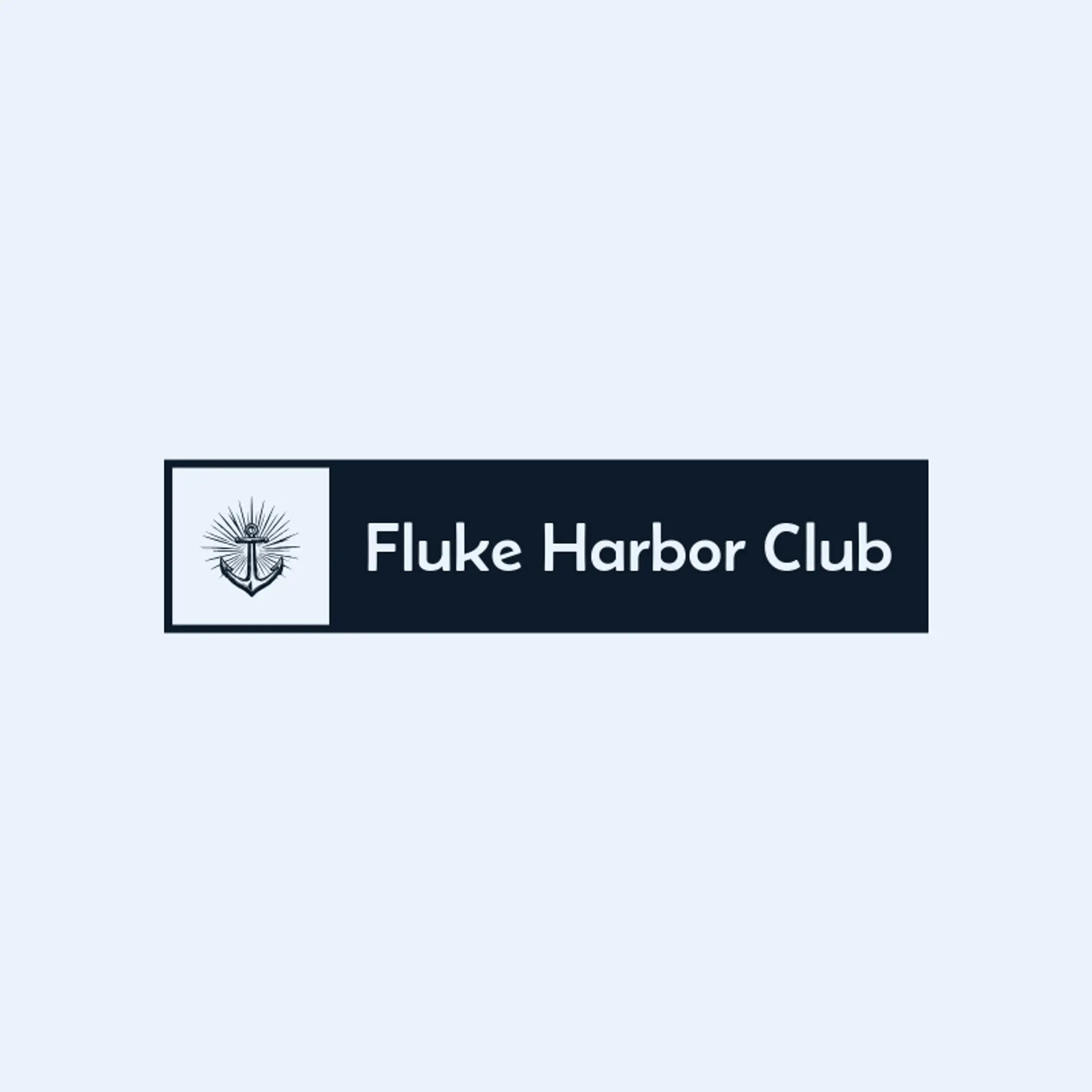 Fluke Harbor Club logo for anchor