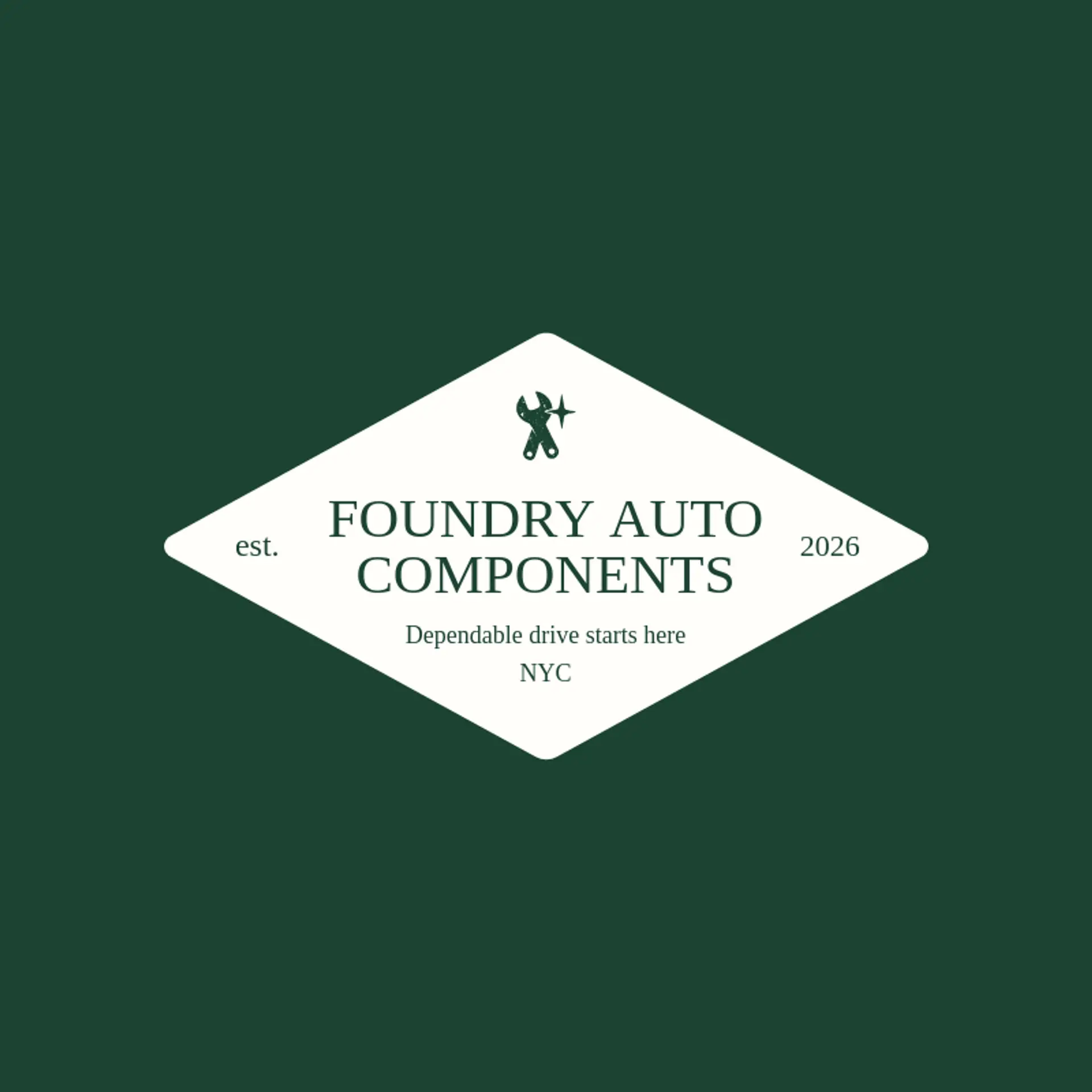 Foundry Auto Components logo for auto parts