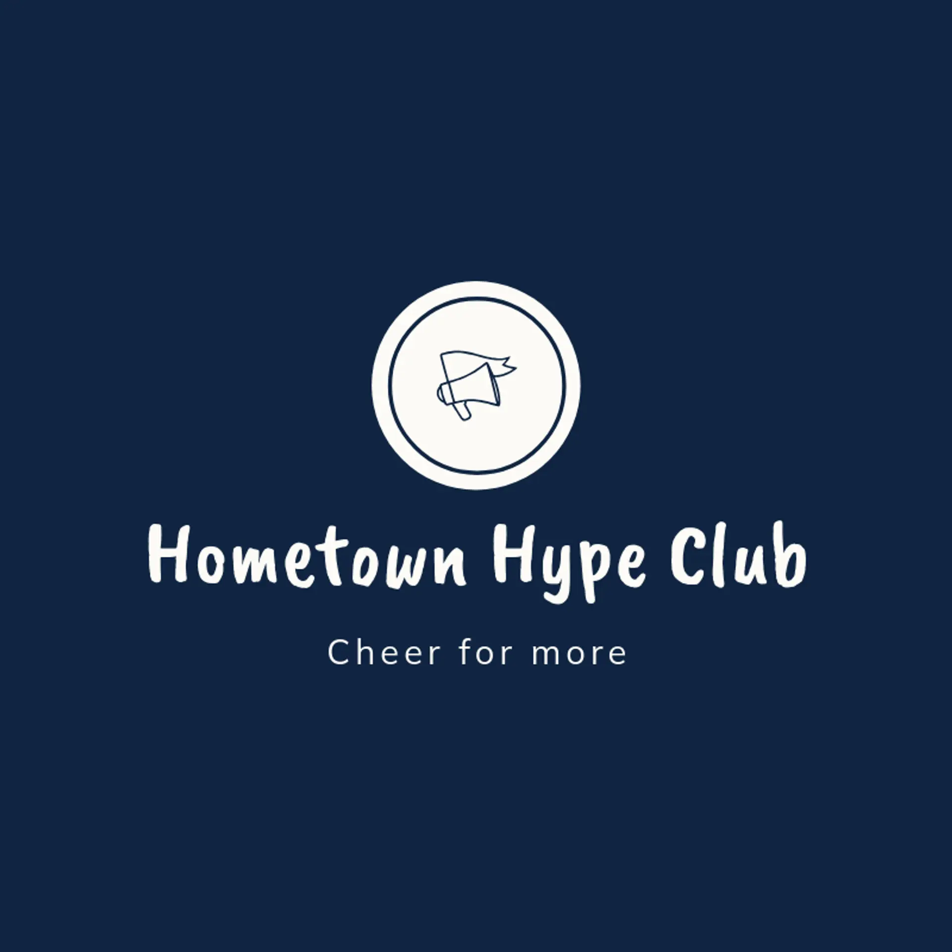 Hometown Hype Club logo for cheerleading
