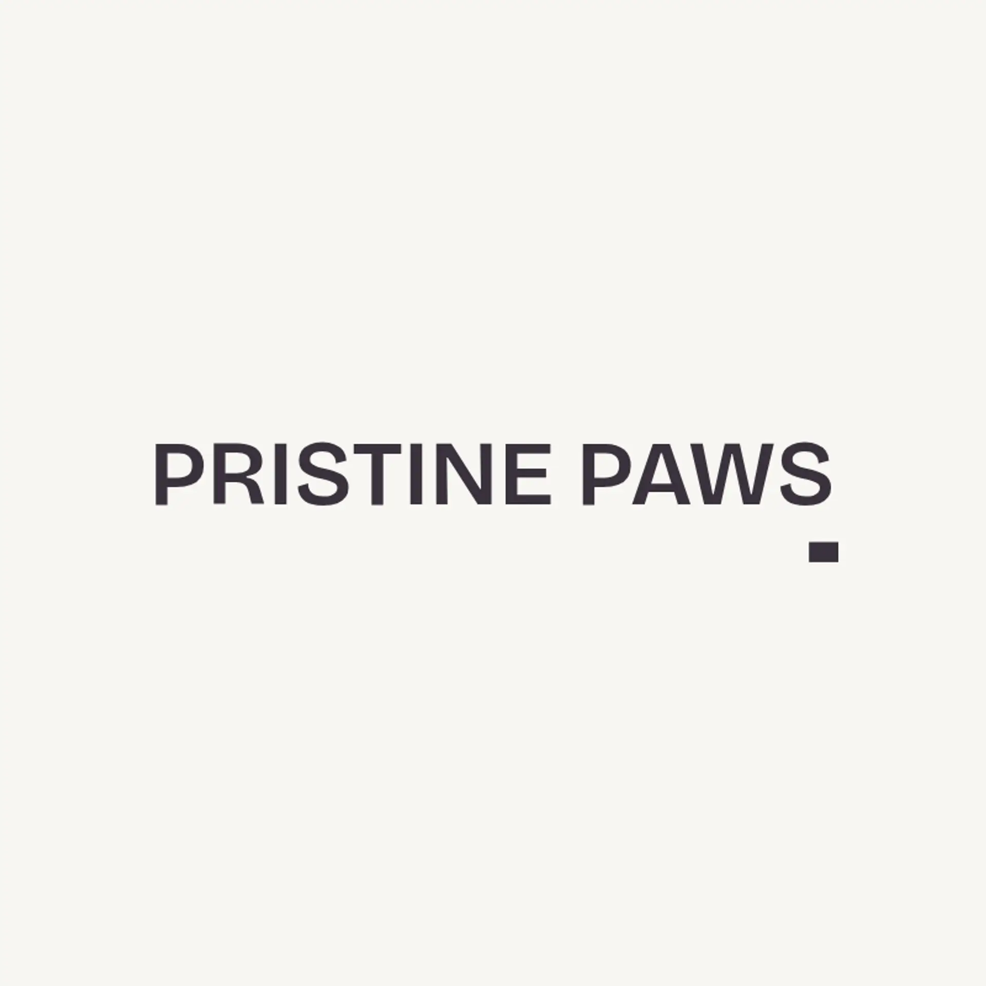 Pristine Paws Salon logo for grooming salon