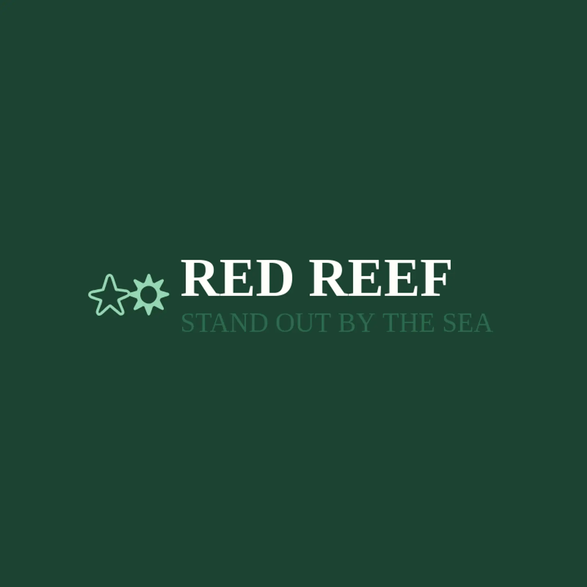 Red Reef logo for beach