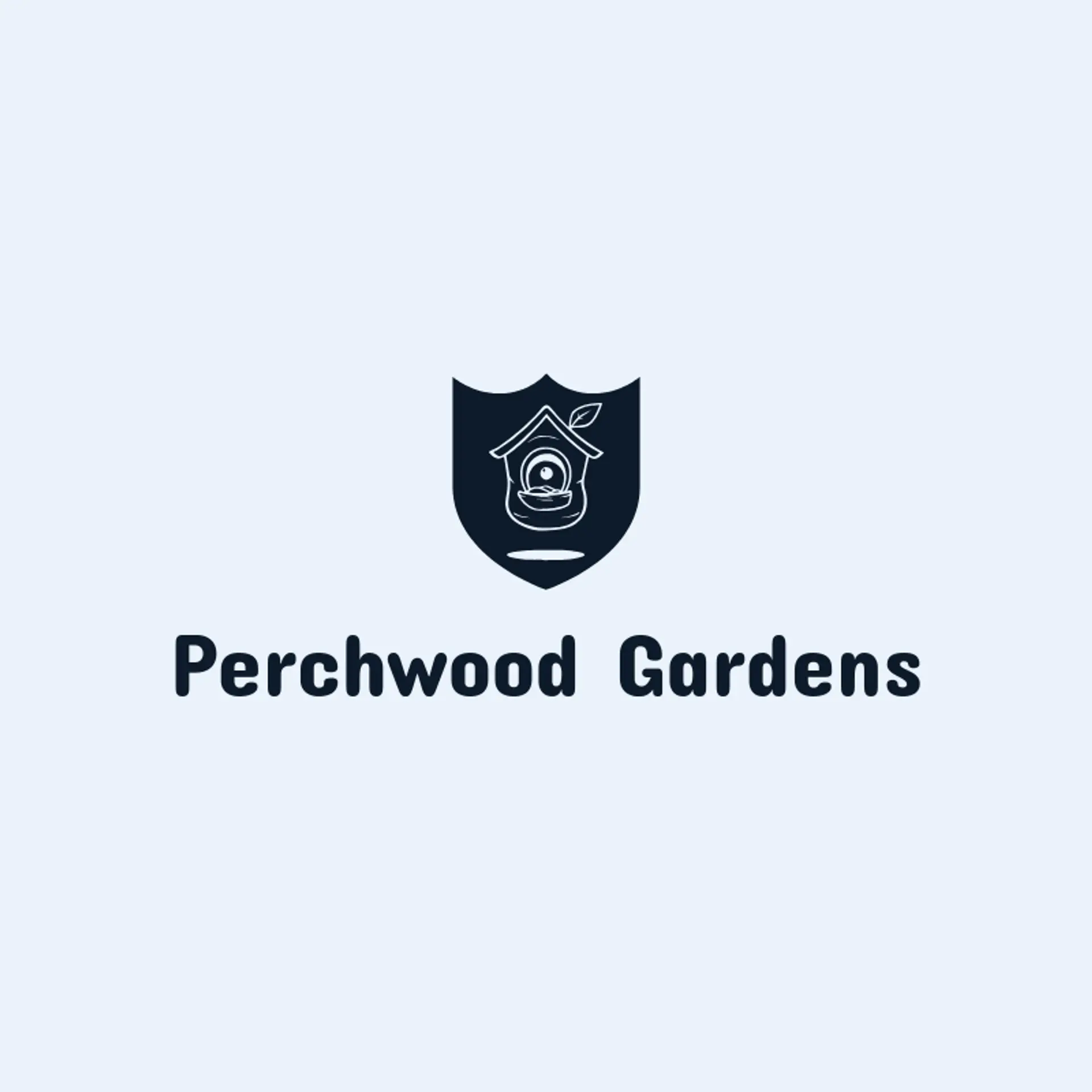 Perchwood Gardens logo for birdhouse