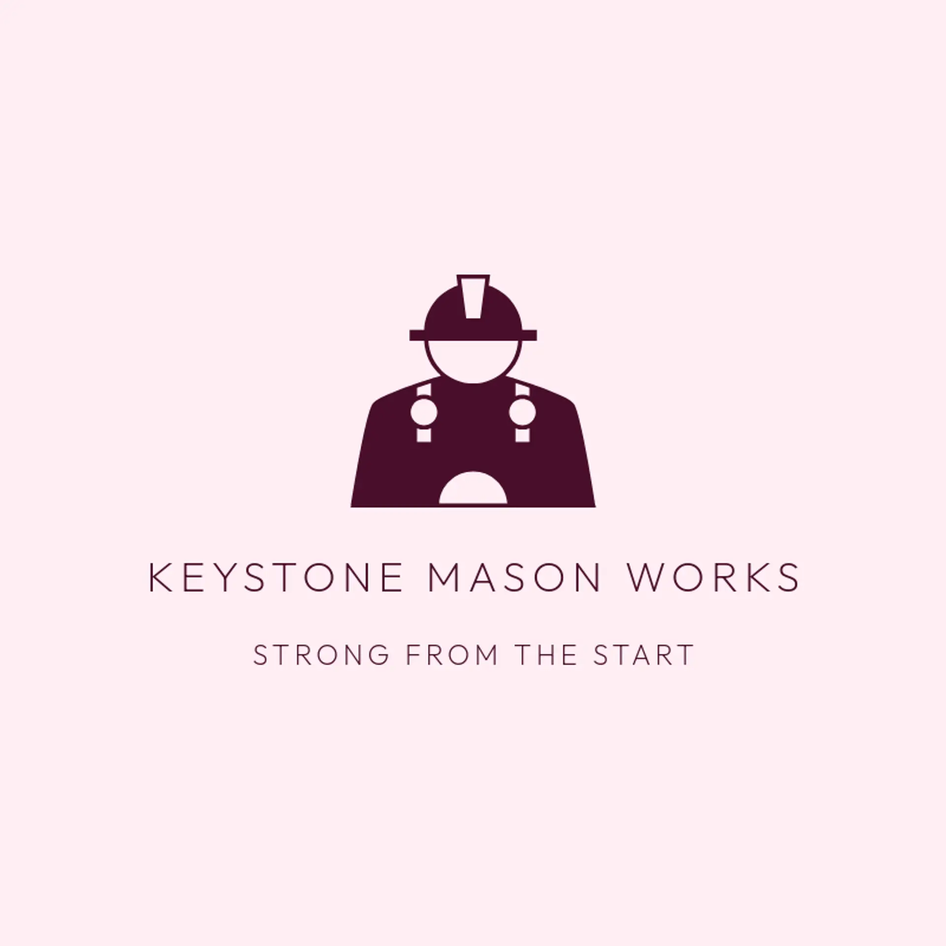 Keystone Mason Works logo for mason