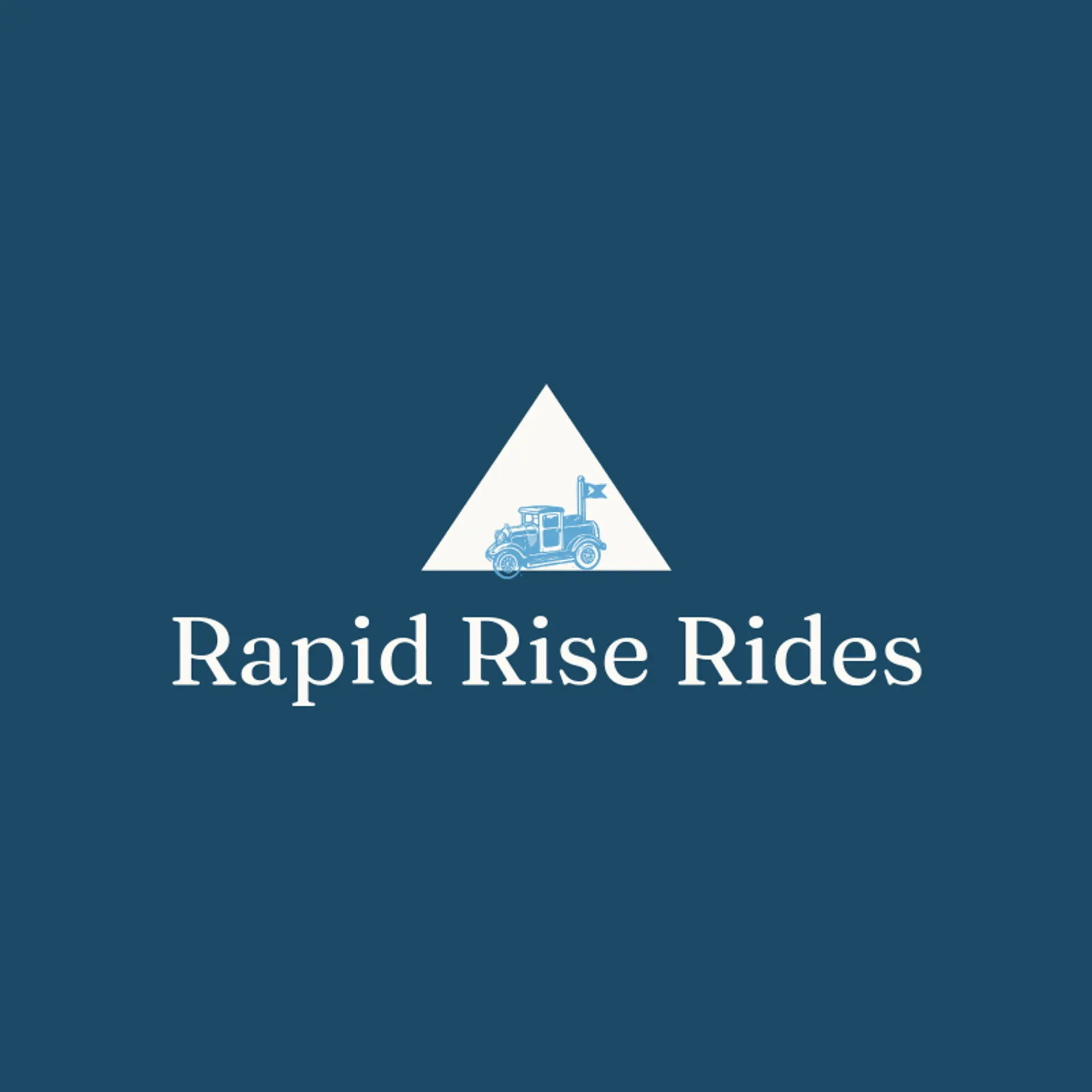 Rapid Rise Rides logo for amusement park