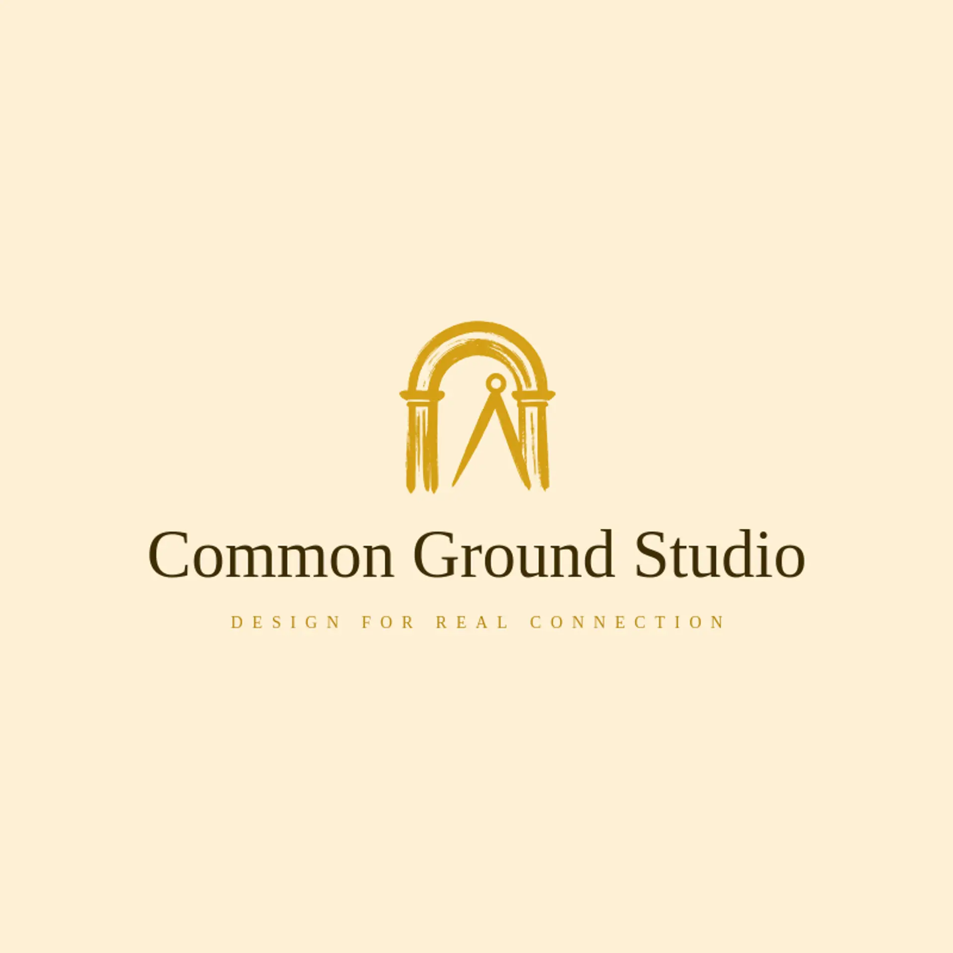 Common Ground Studio logo for designer