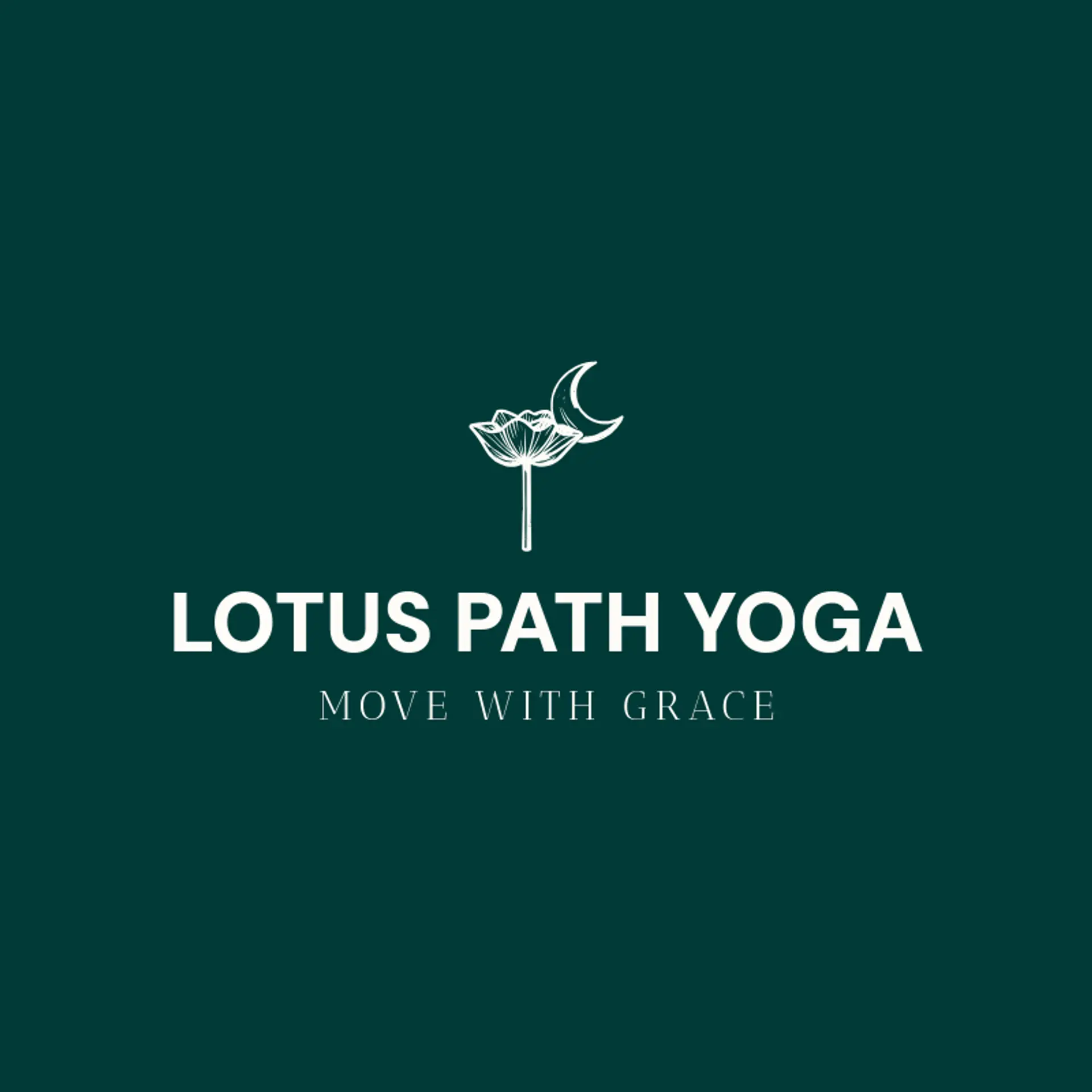 Lotus Path Yoga logo for lotus