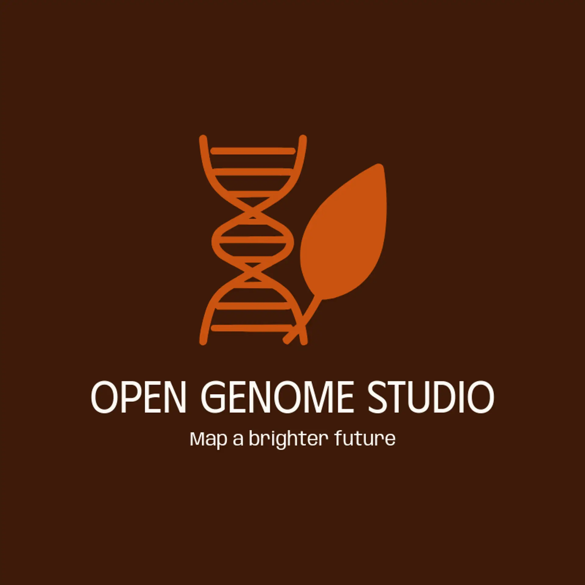 Open Genome Studio logo for biology