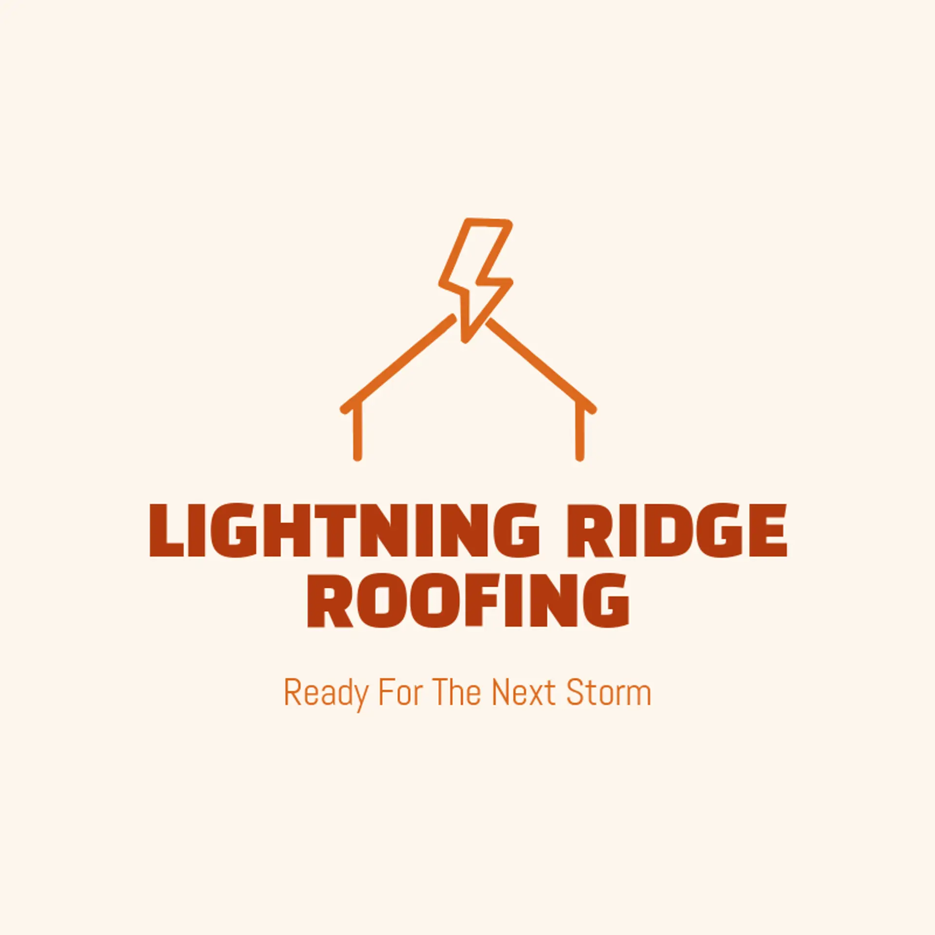 Lightning Ridge Roofing logo for roofing