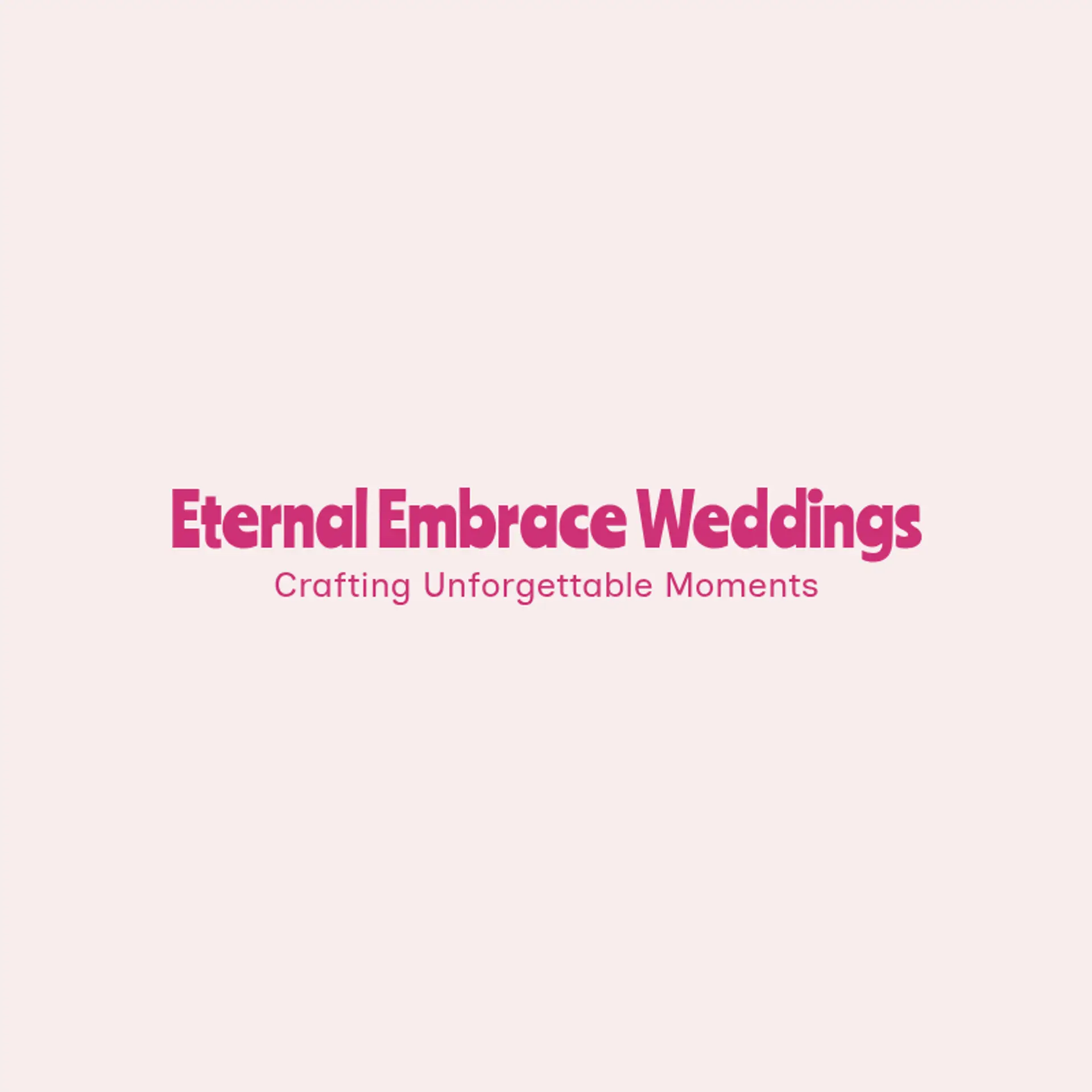Eternal Elegance Weddings logo for wedding business