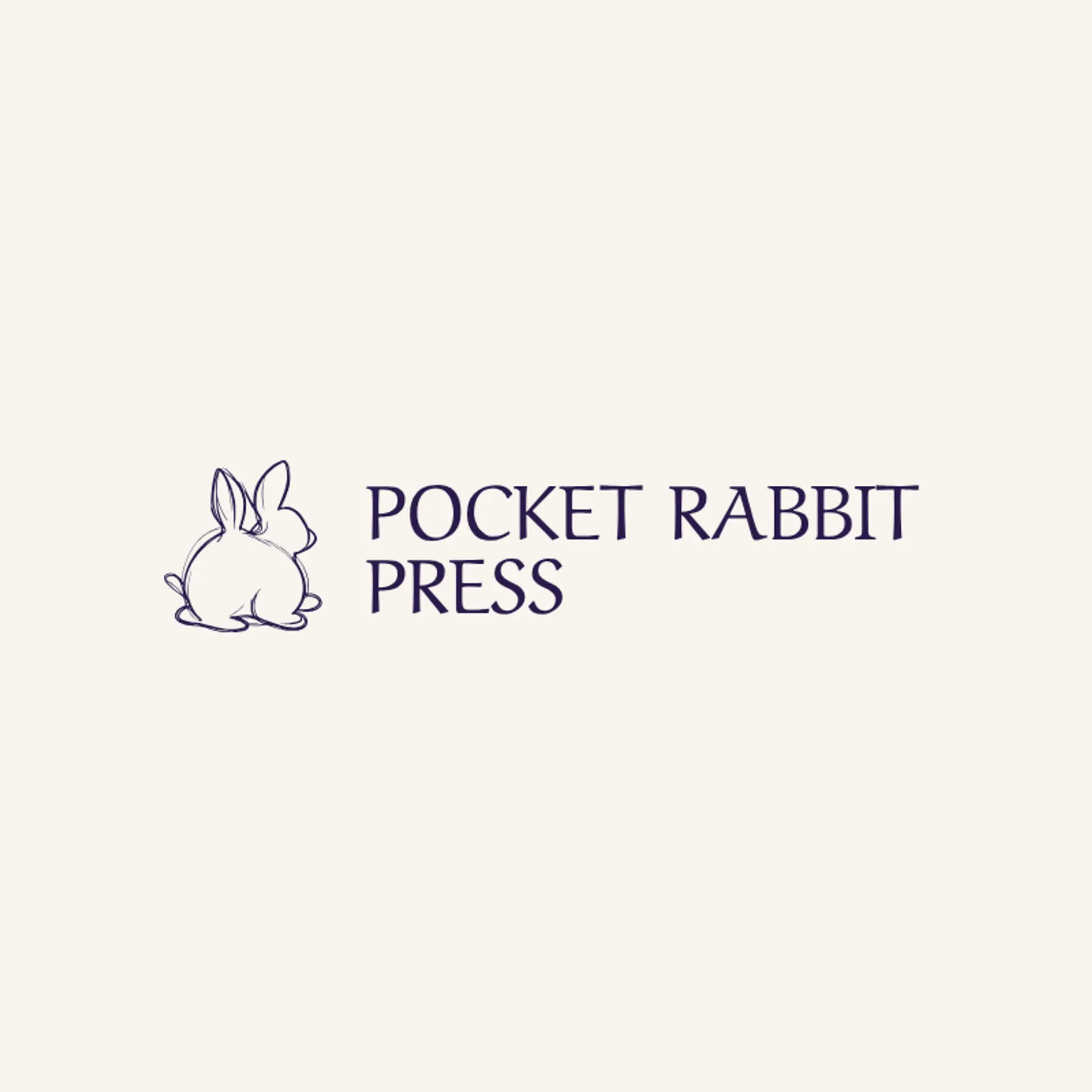 Pocket Rabbit Press logo for bunny