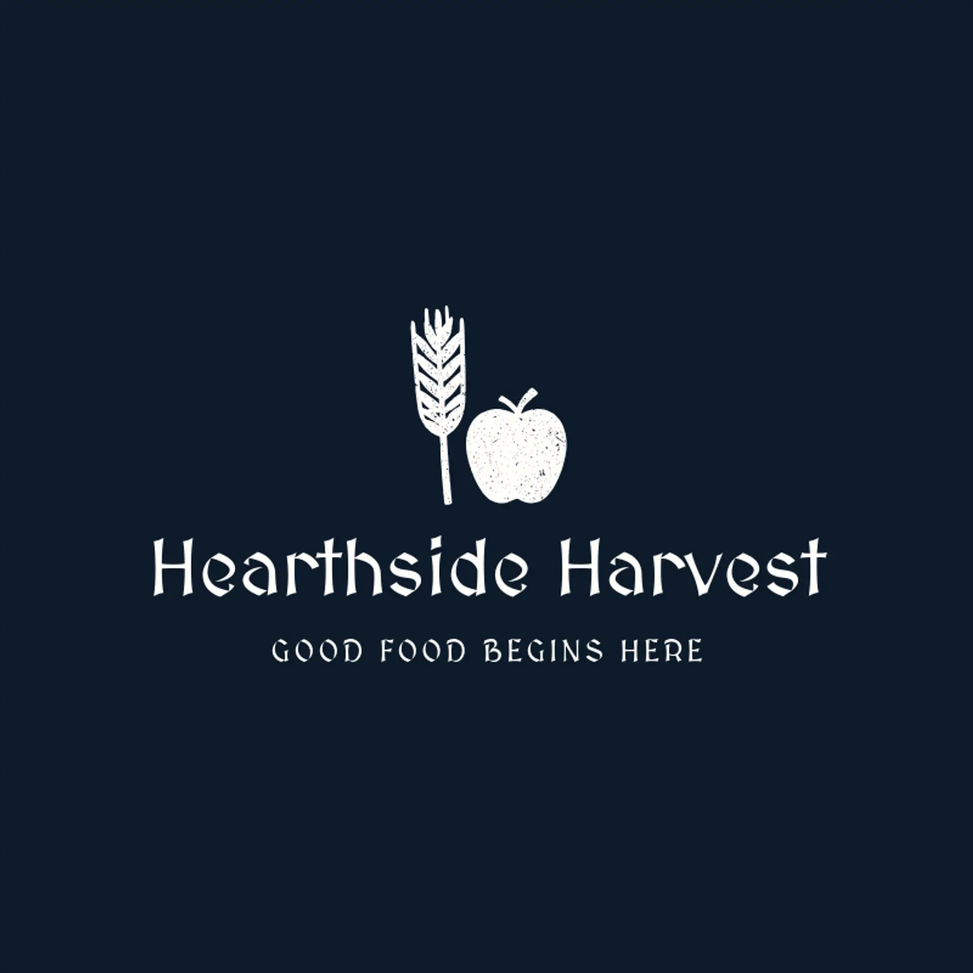 Hearthside Harvest logo for farm