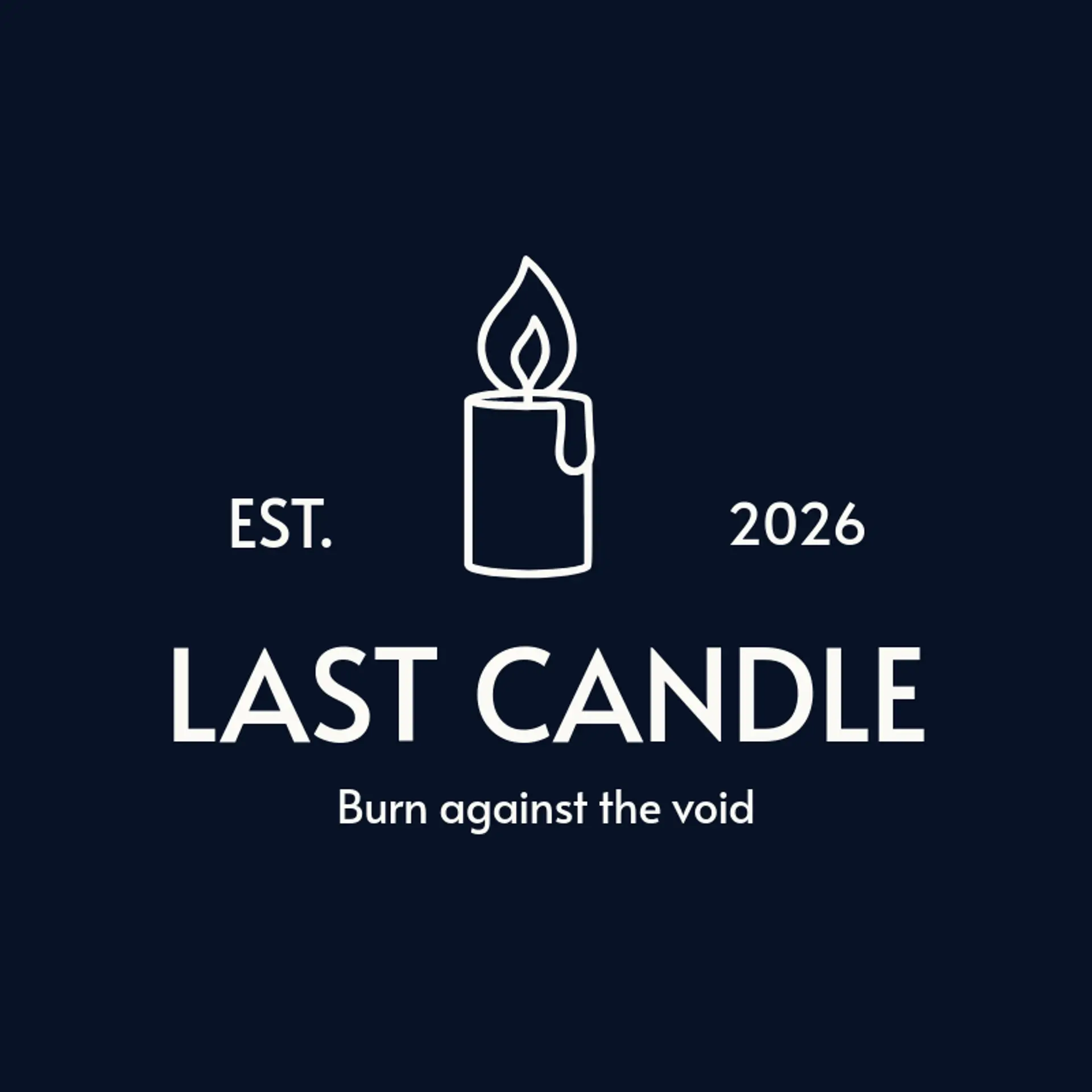 Last Candle logo for death metal