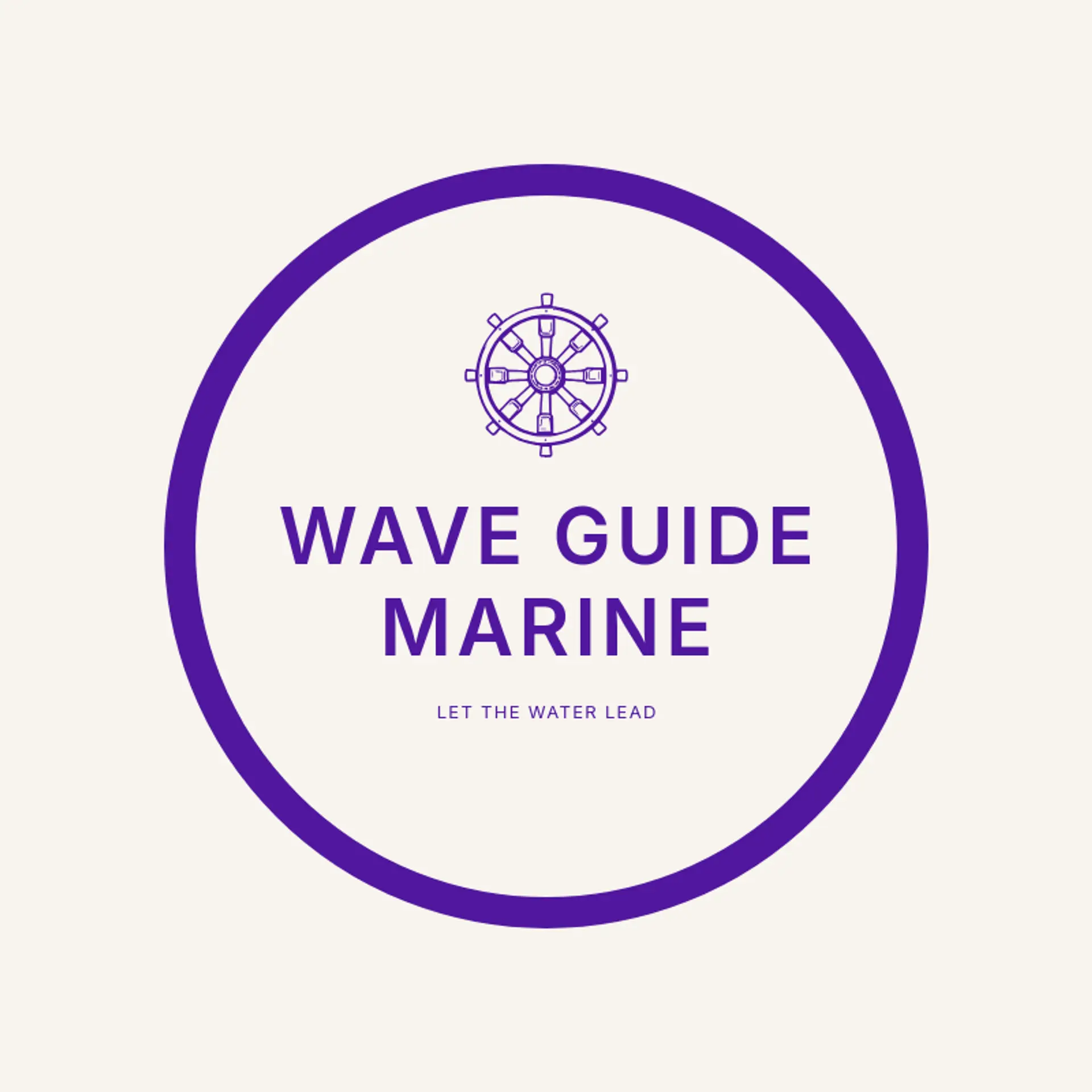 Wave Guide Marine logo for helm