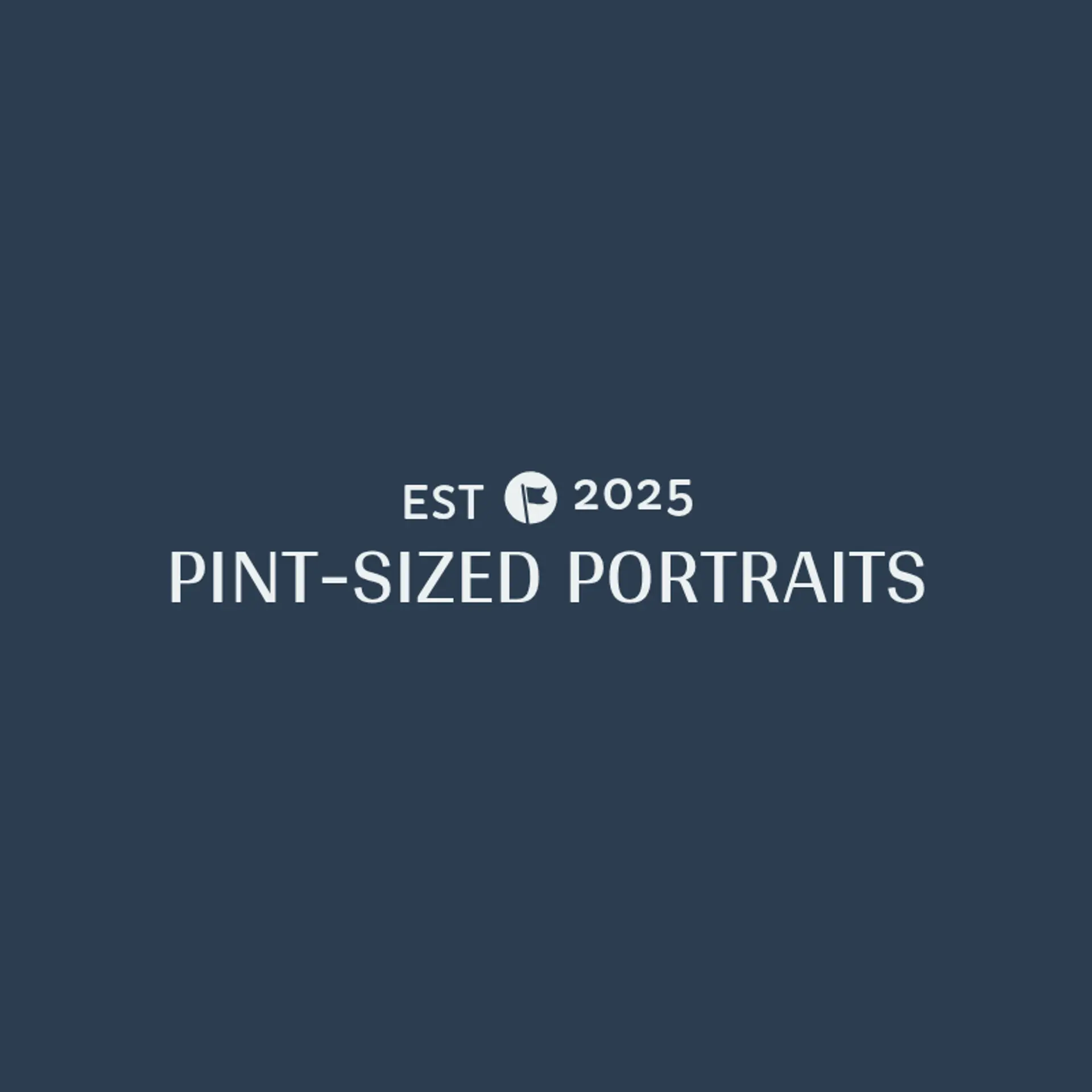 Pint-Sized Portraits logo for cute photography