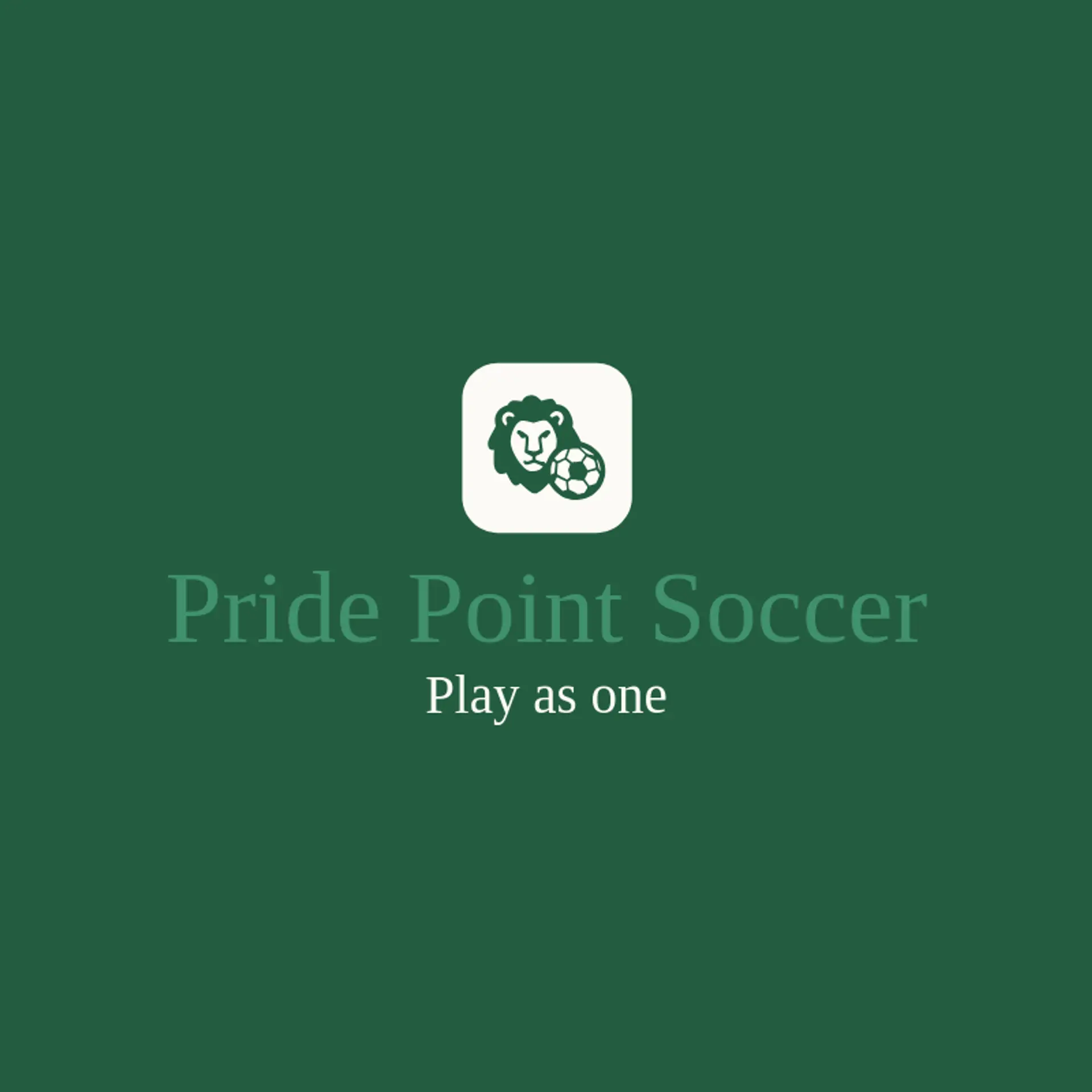 Pride Point Soccer logo for lion head