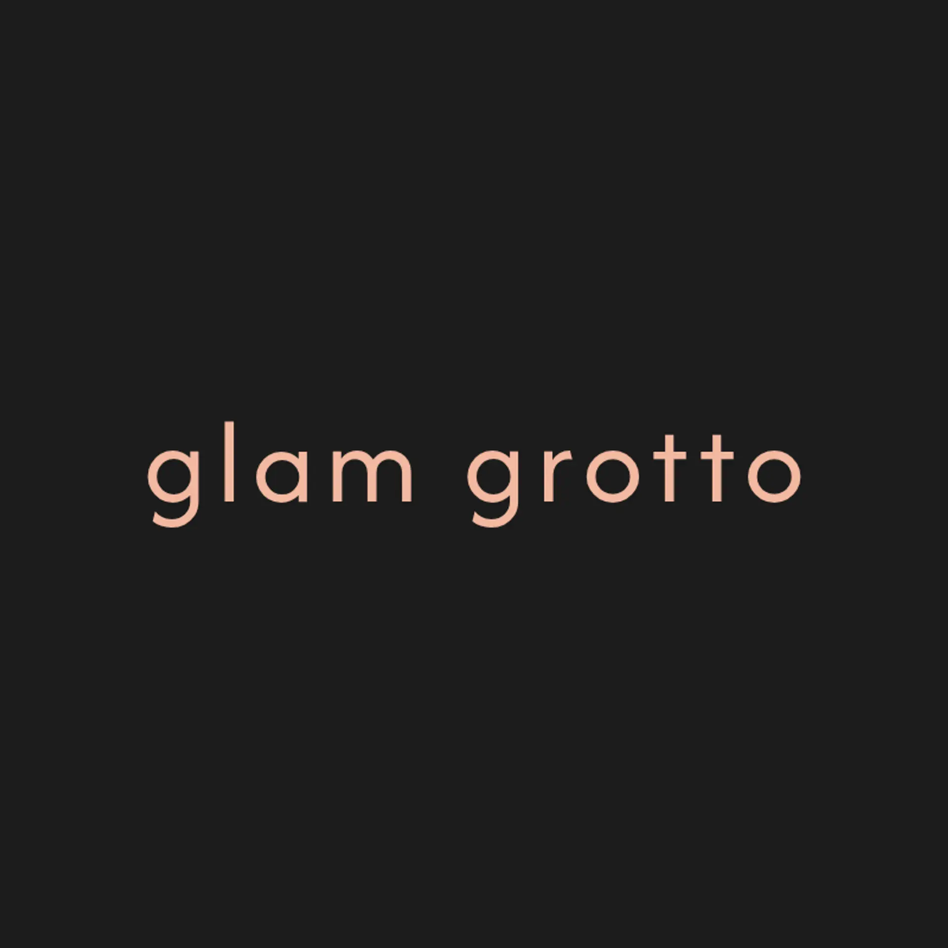Glam Grotto logo for beauty salon