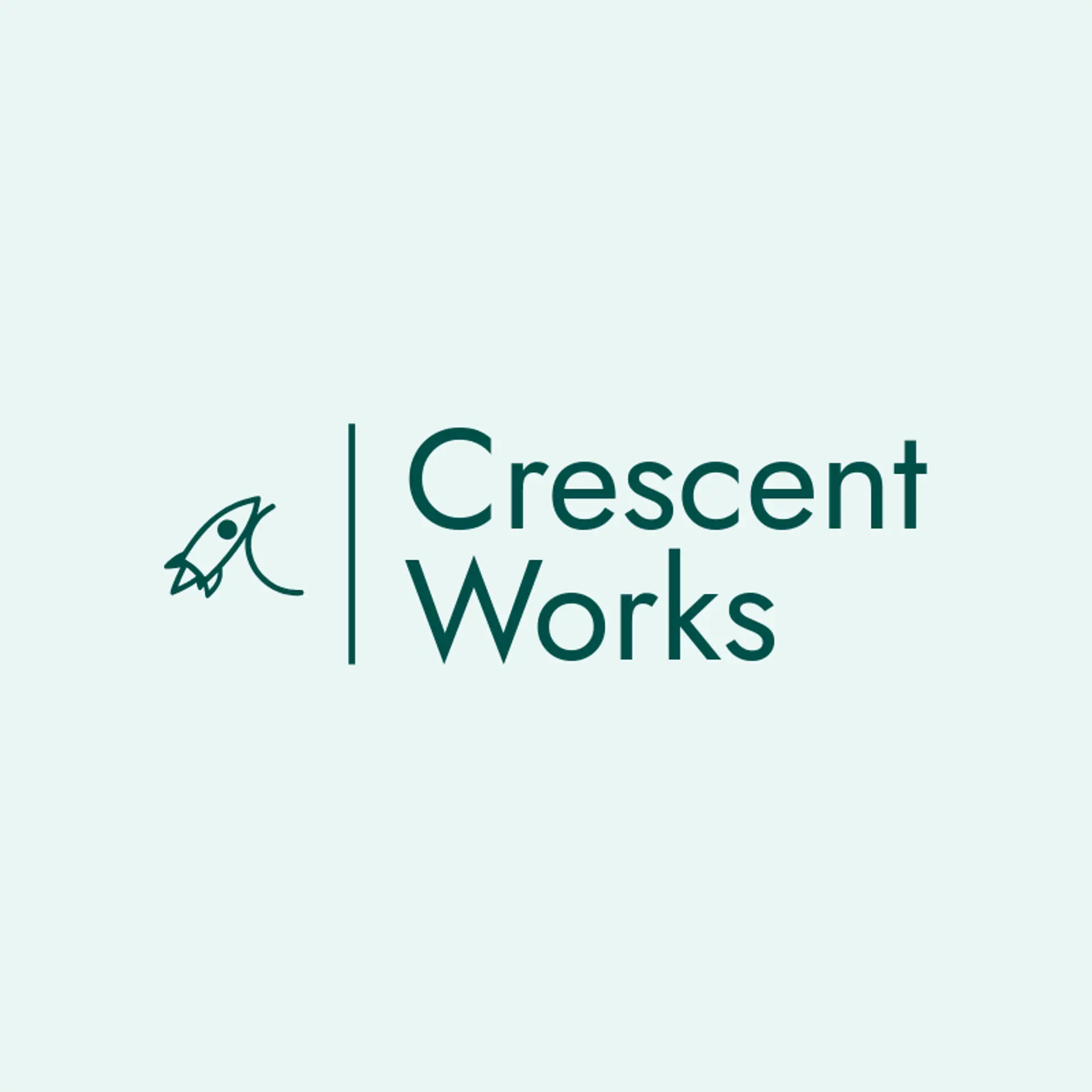 Crescent Works logo for rocket