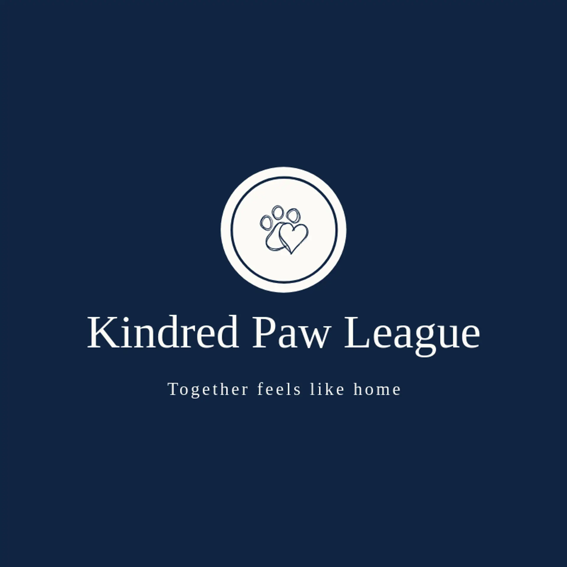 Kindred Paw League logo for paw print