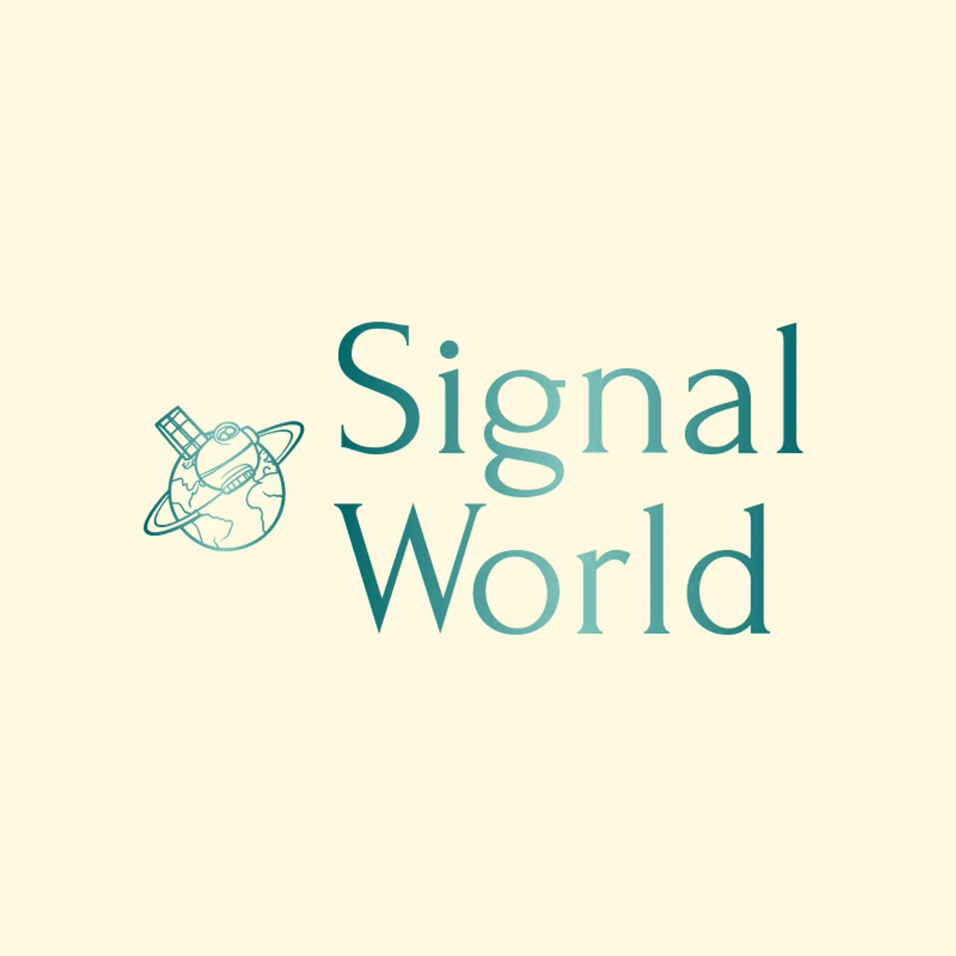 Signal World logo for globe