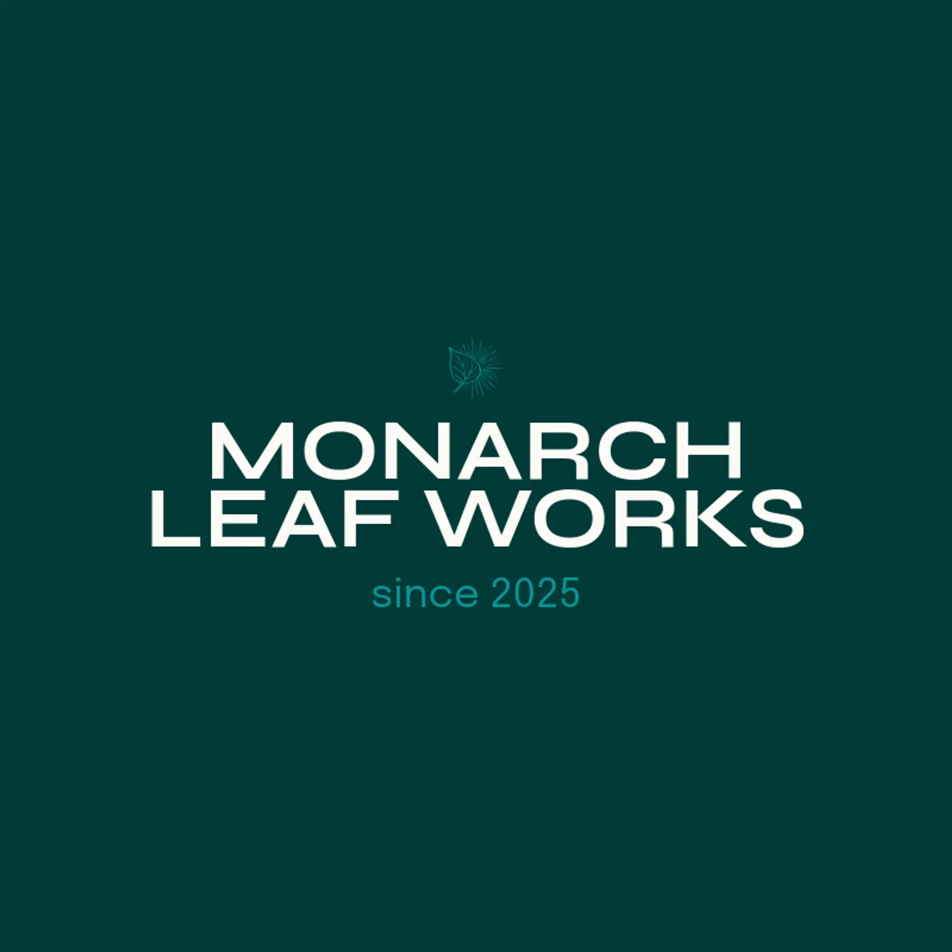 Monarch Leaf Works logo for monarch