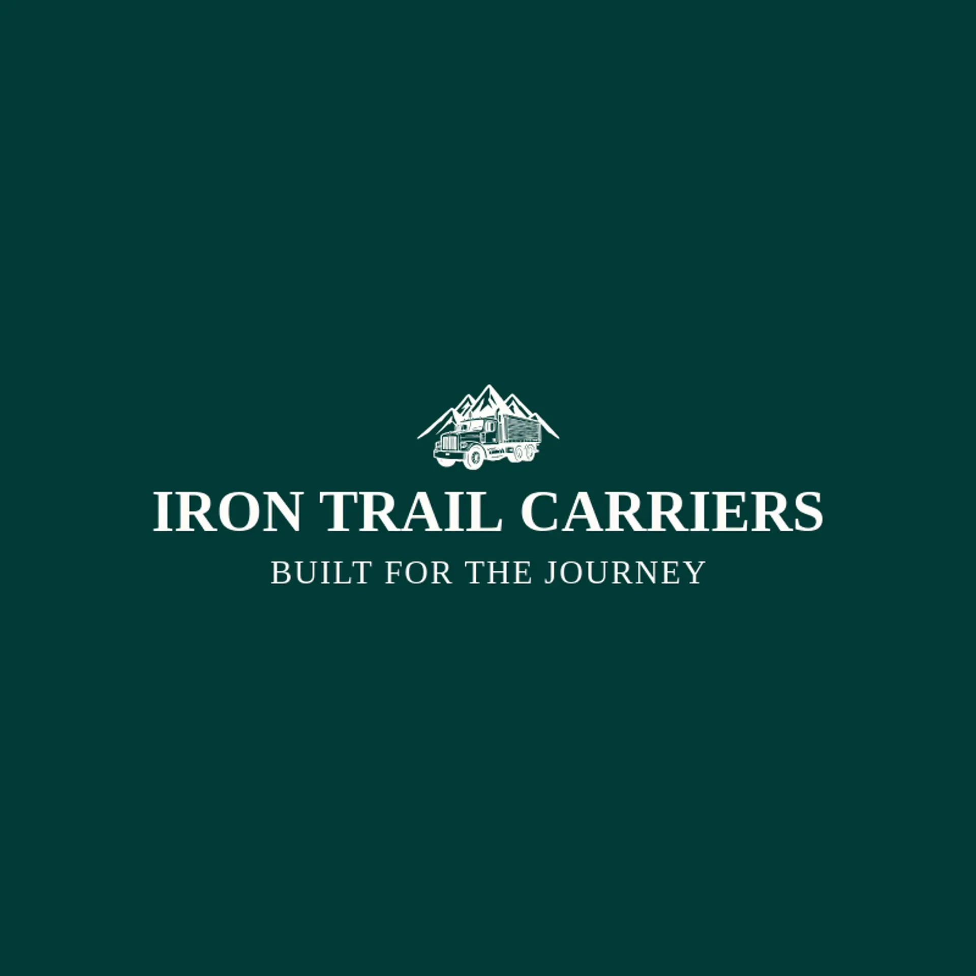 Iron Trail Carriers logo for trucking company