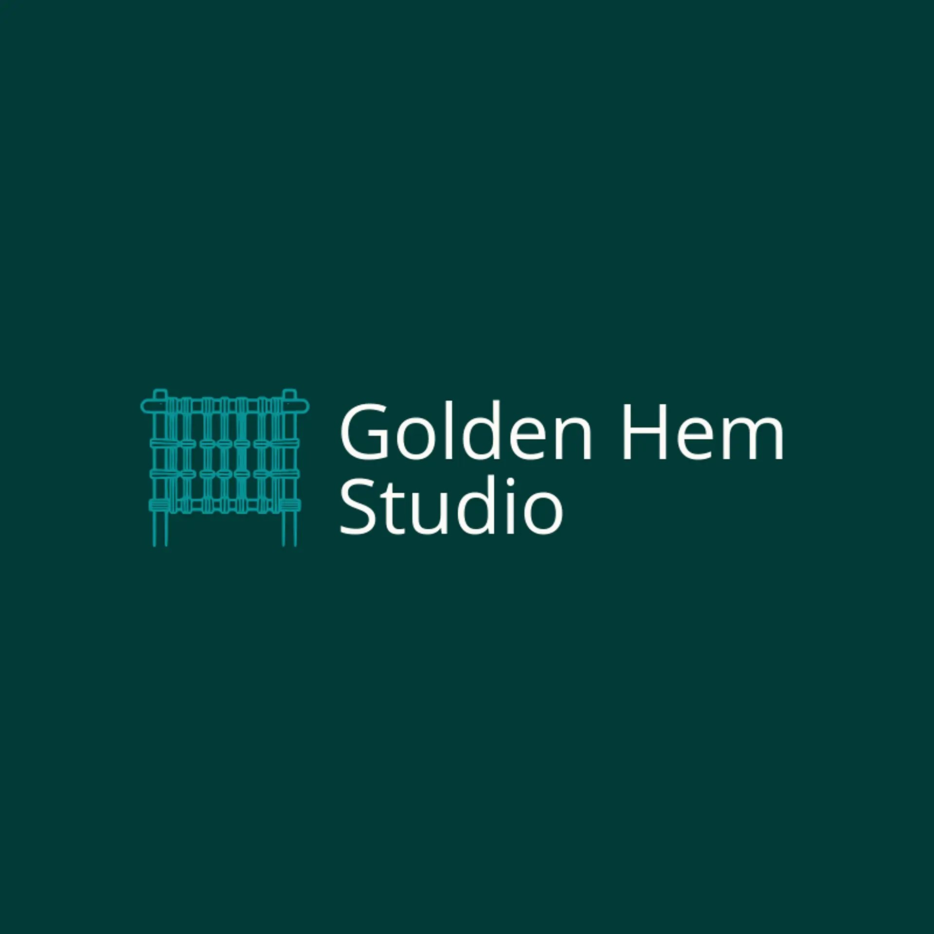 Golden Hem Studio logo for loom