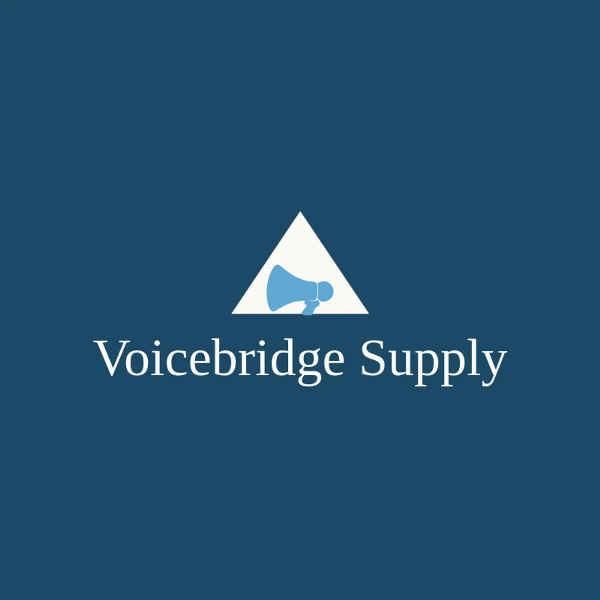 Voicebridge Supply logo for megaphone