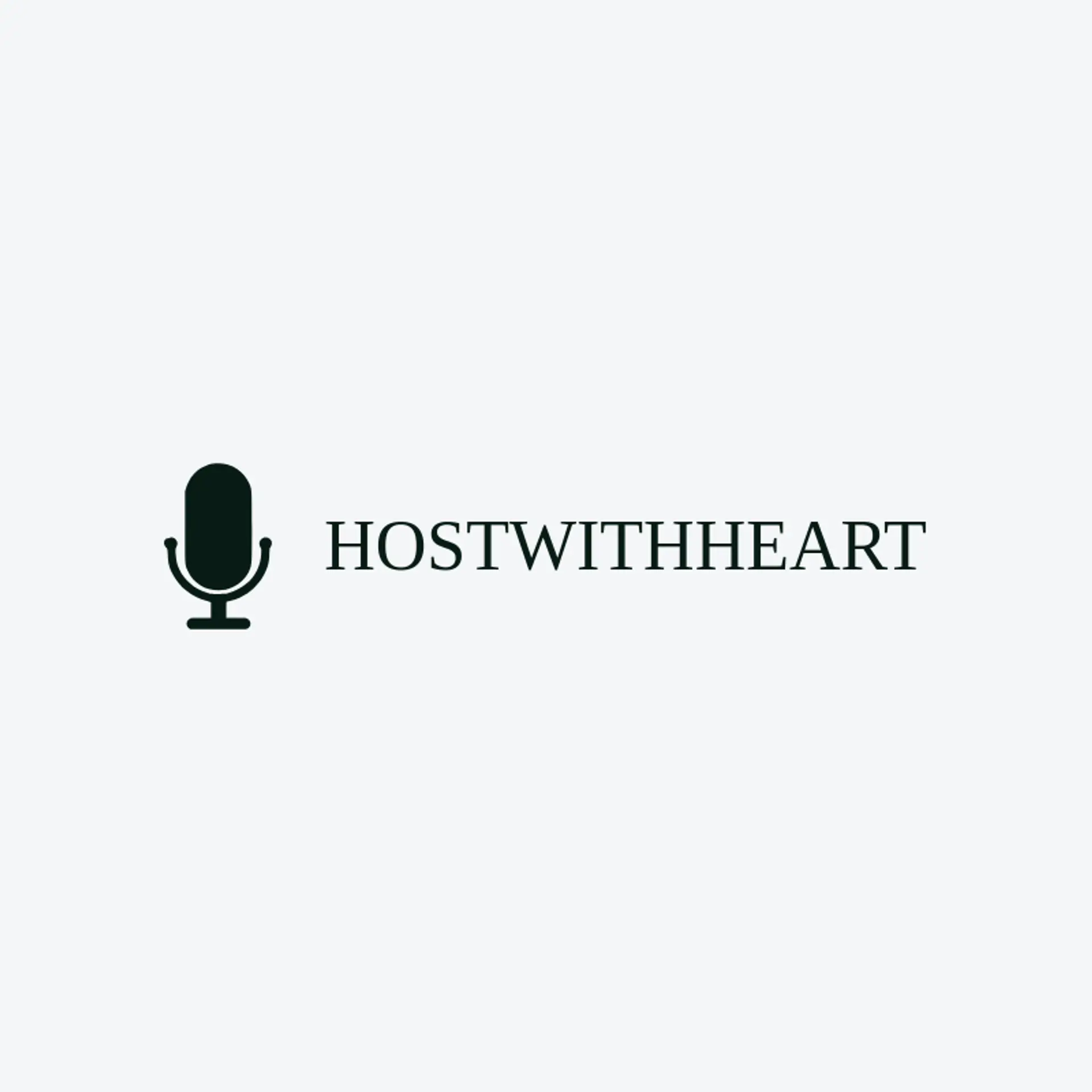 Host With Heart logo for talk show