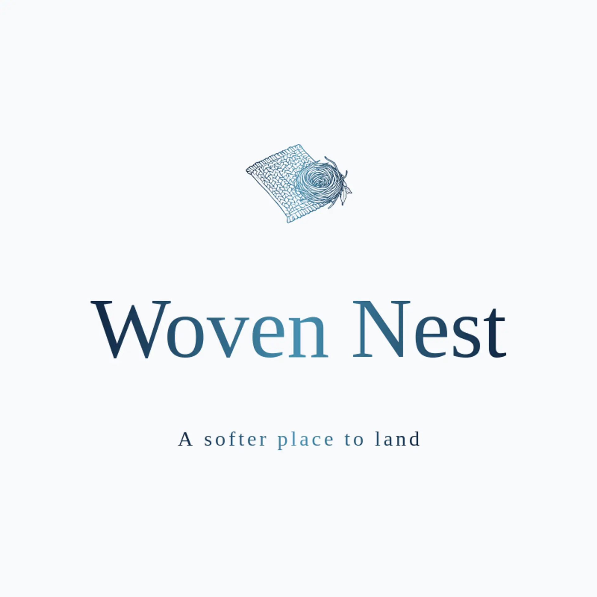 Woven Nest logo for carpet