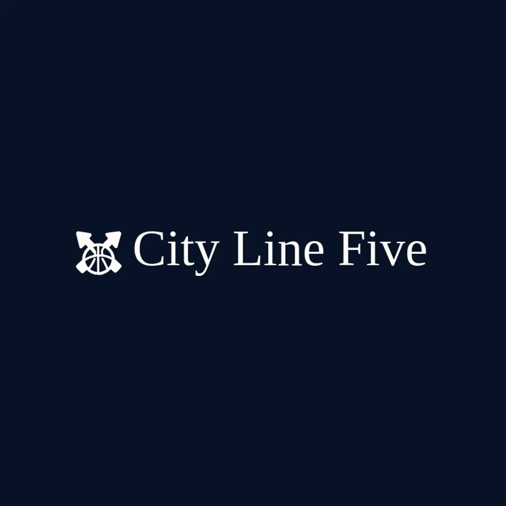 City Line Five logo for basketball team