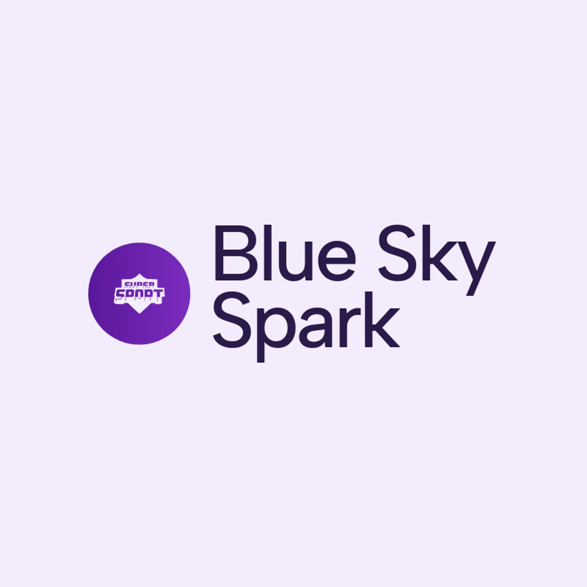 Blue Sky Spark logo for super
