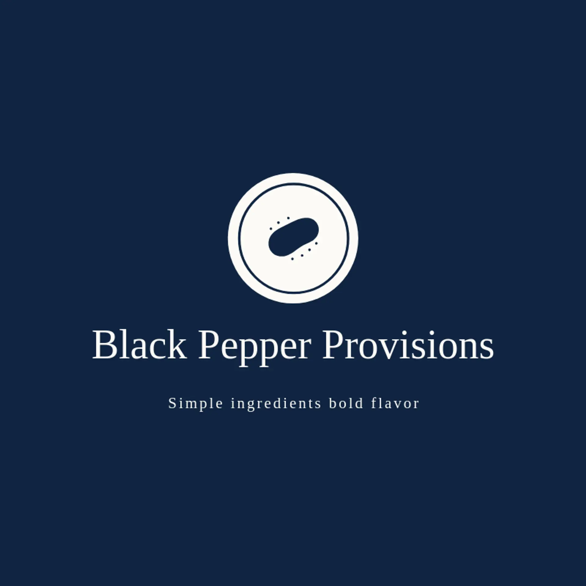 Black Pepper Provisions logo for beef
