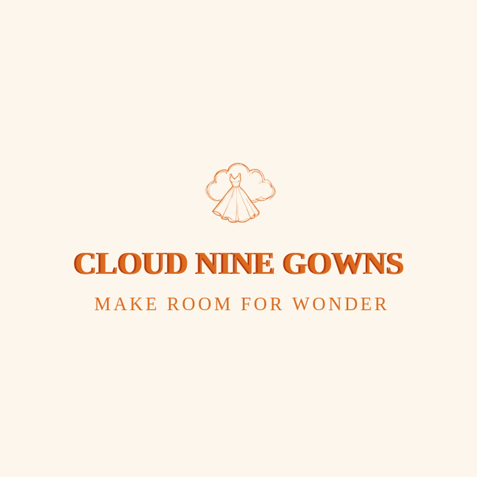 Cloud Nine Gowns logo for dress