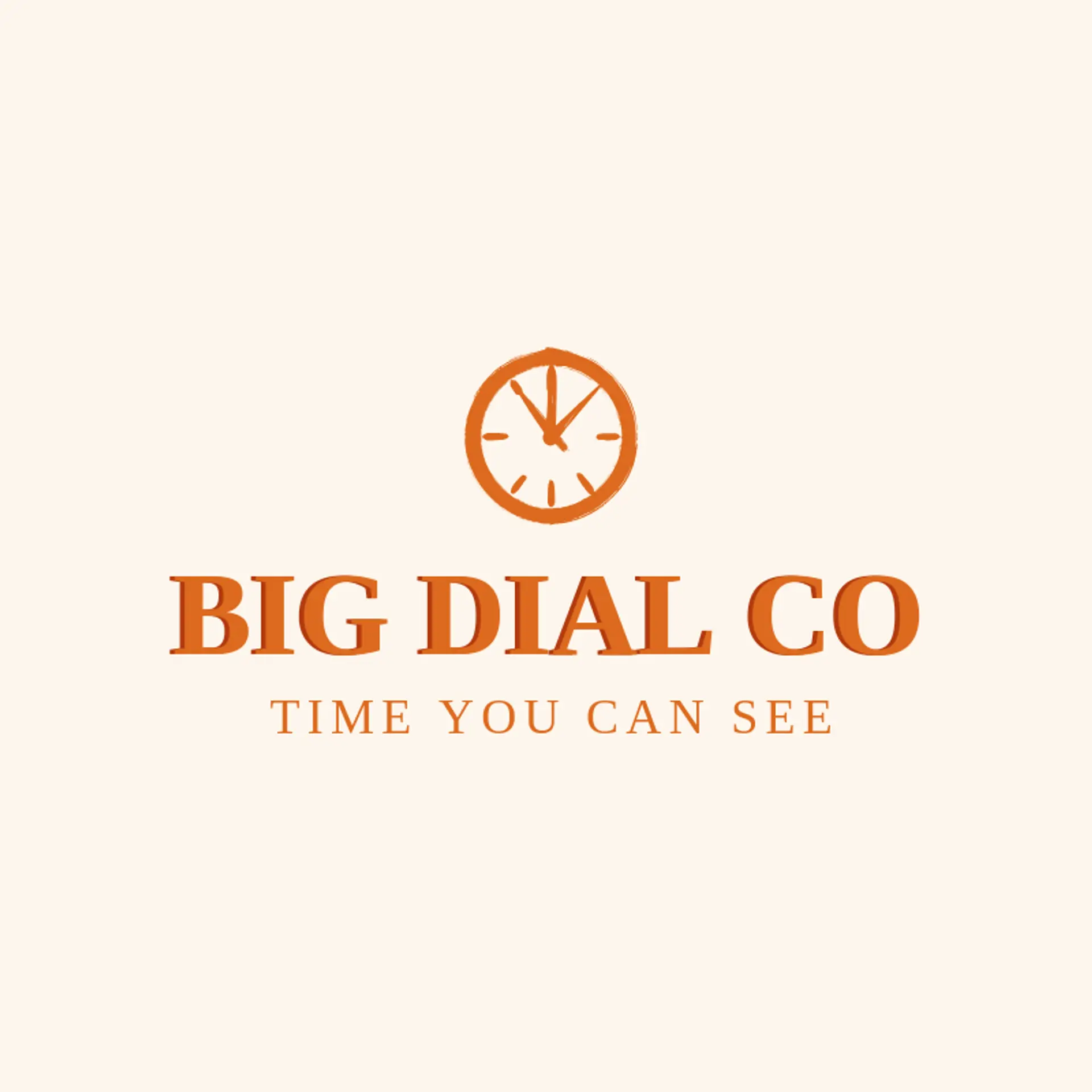 Big Dial Co logo for clock