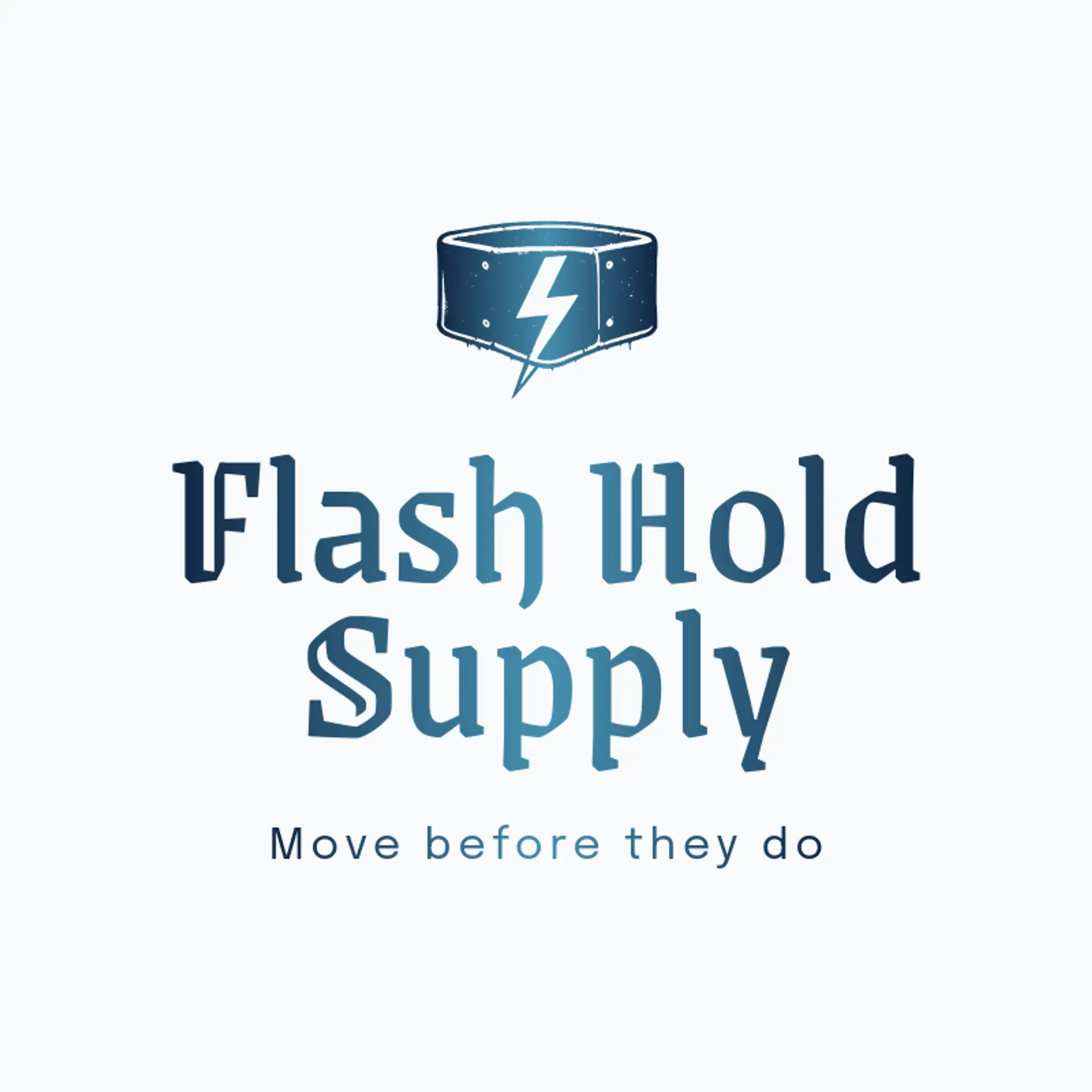 Flash Hold Supply logo for wrestling