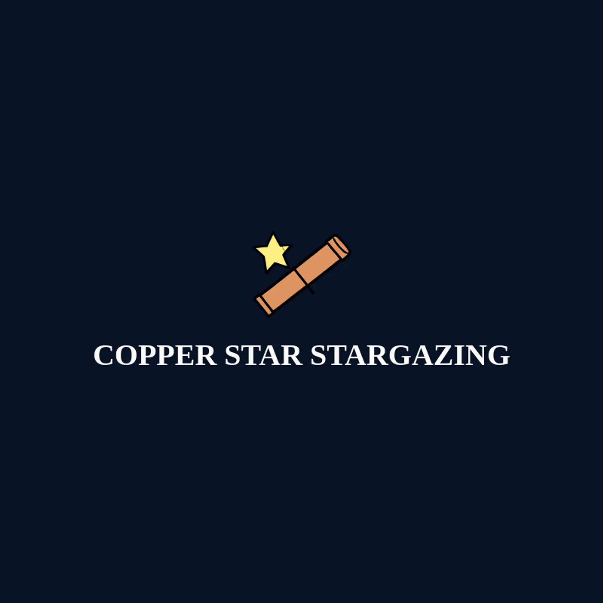 Copper Star Stargazing logo for Desert