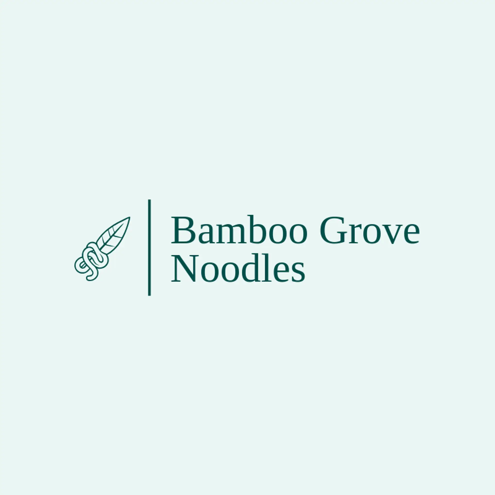 Bamboo Grove Noodles logo for chinese food