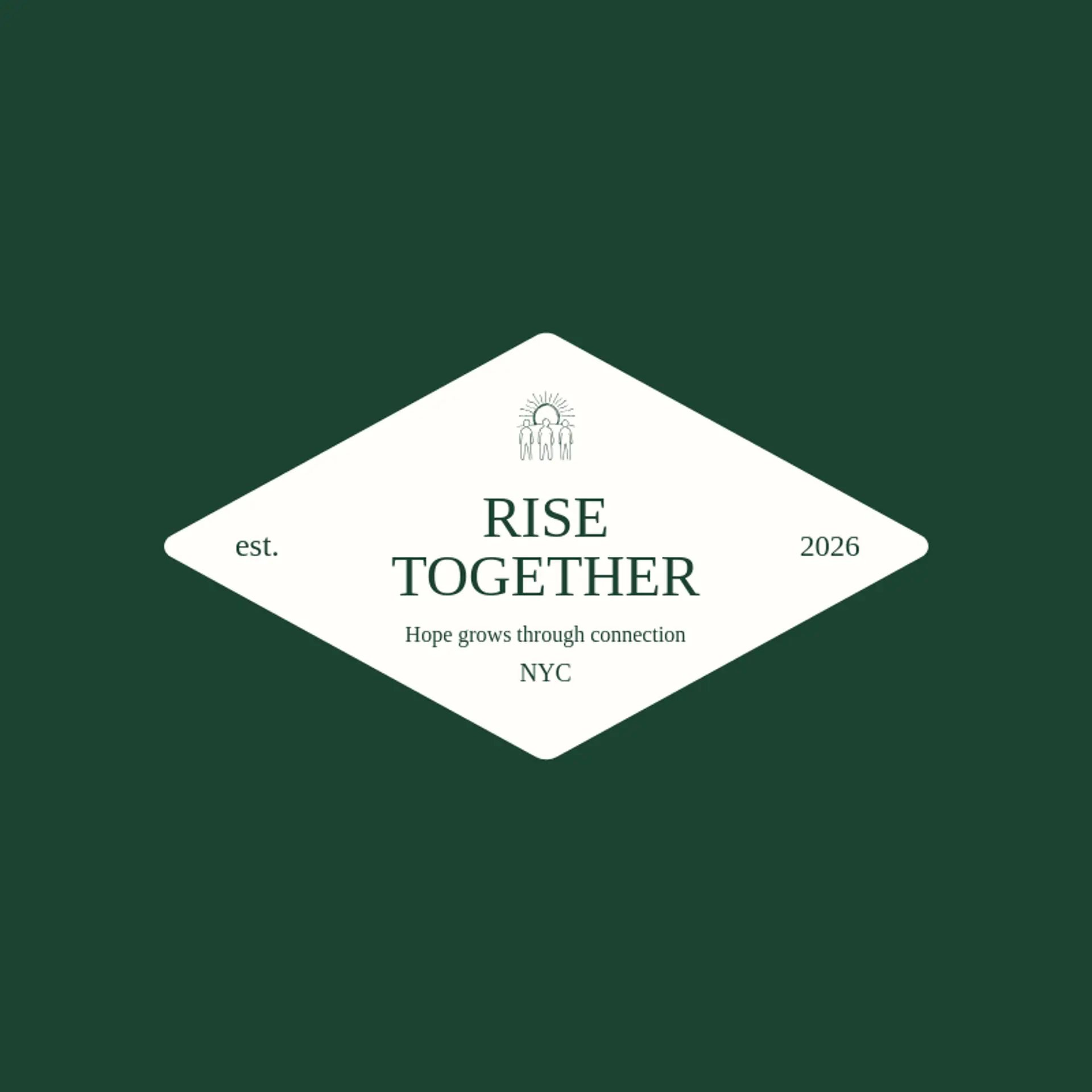 Rise Together logo for social work