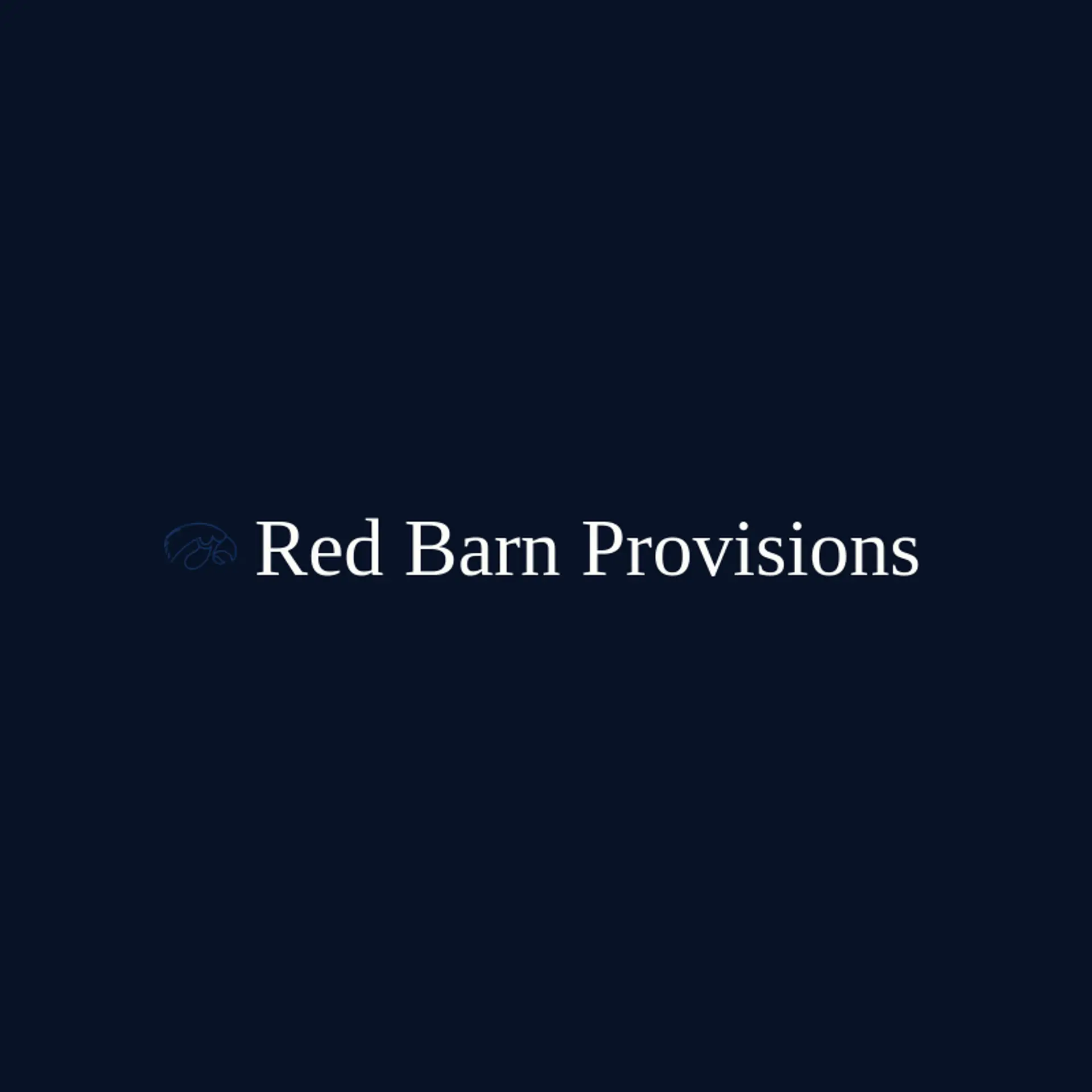 Red Barn Provisions logo for iowa