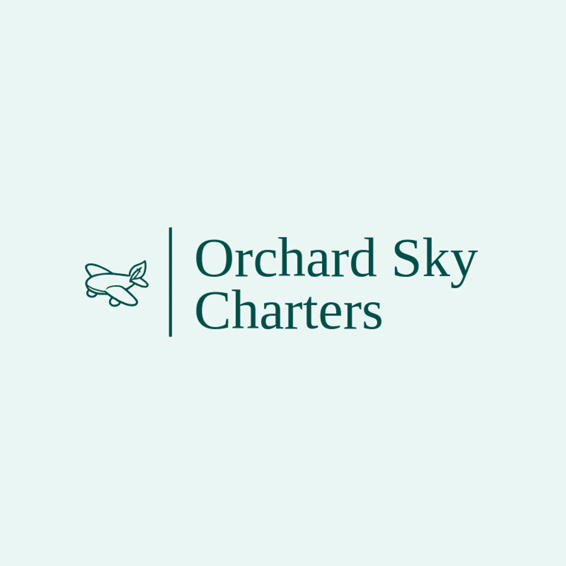 Orchard Sky Charters logo for flight
