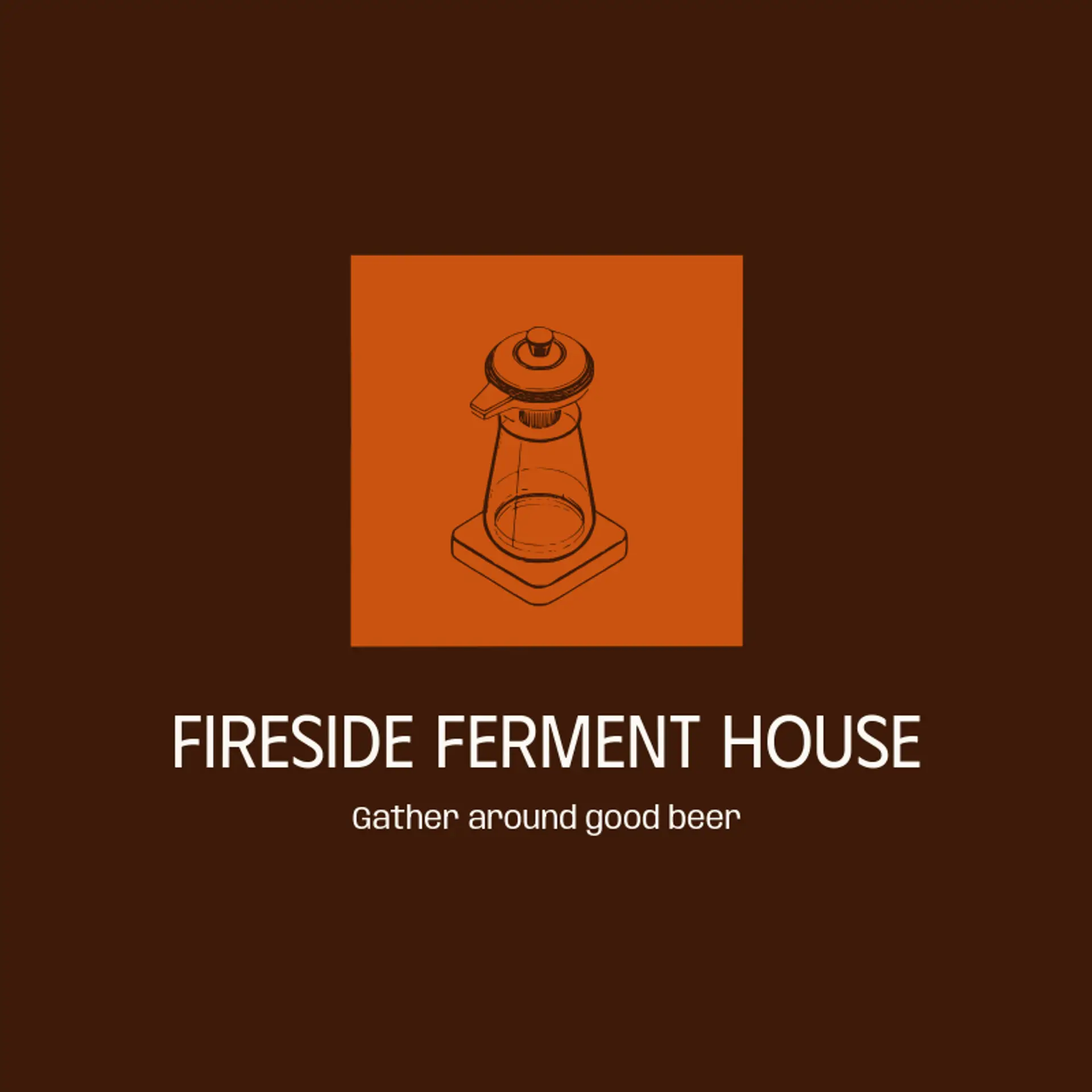 Fireside Ferment House logo for brewer
