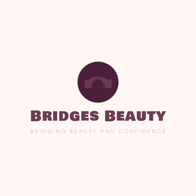 The beauty business name Bridges Beauty as a branded logo with a single color icon