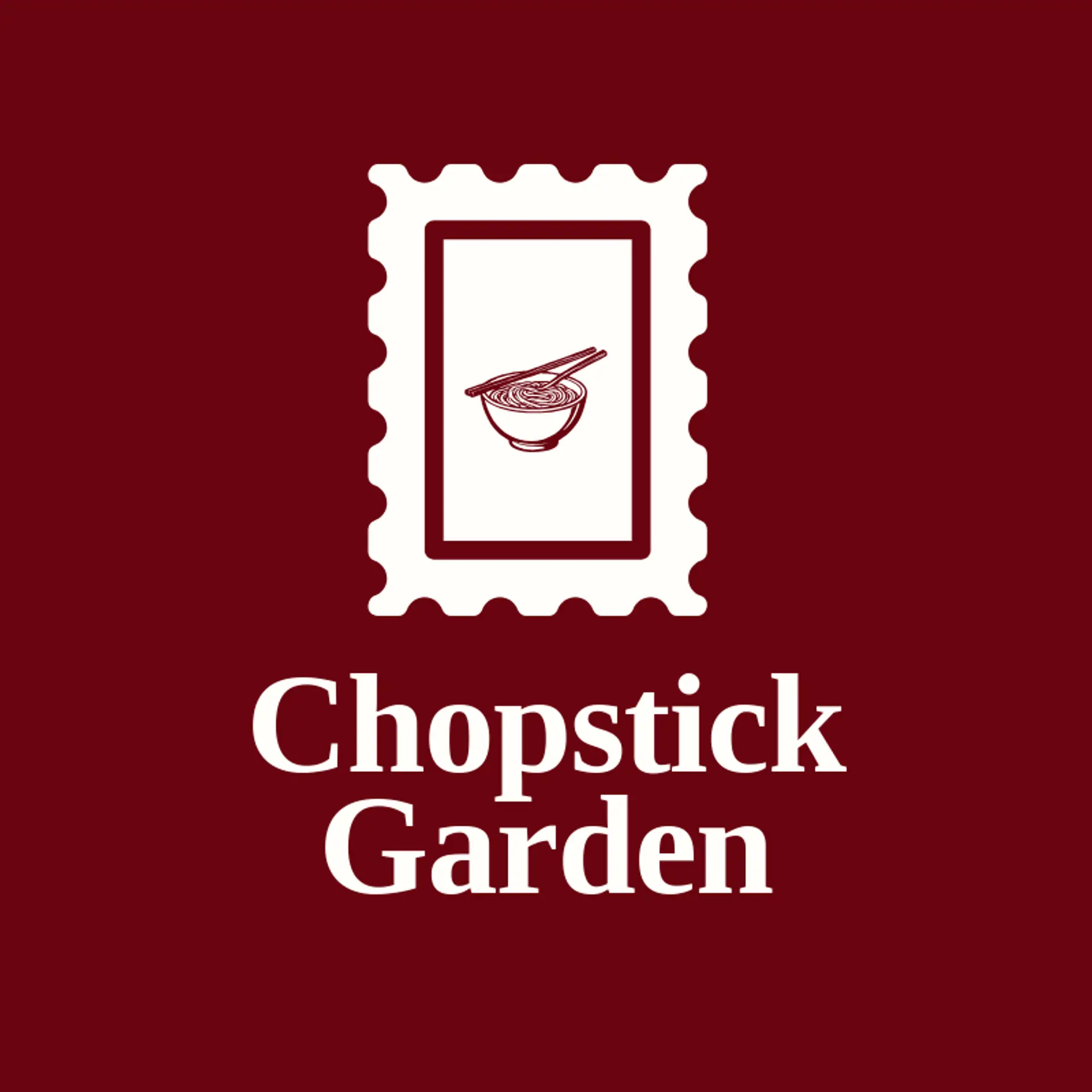 Chopstick Garden logo for noodle
